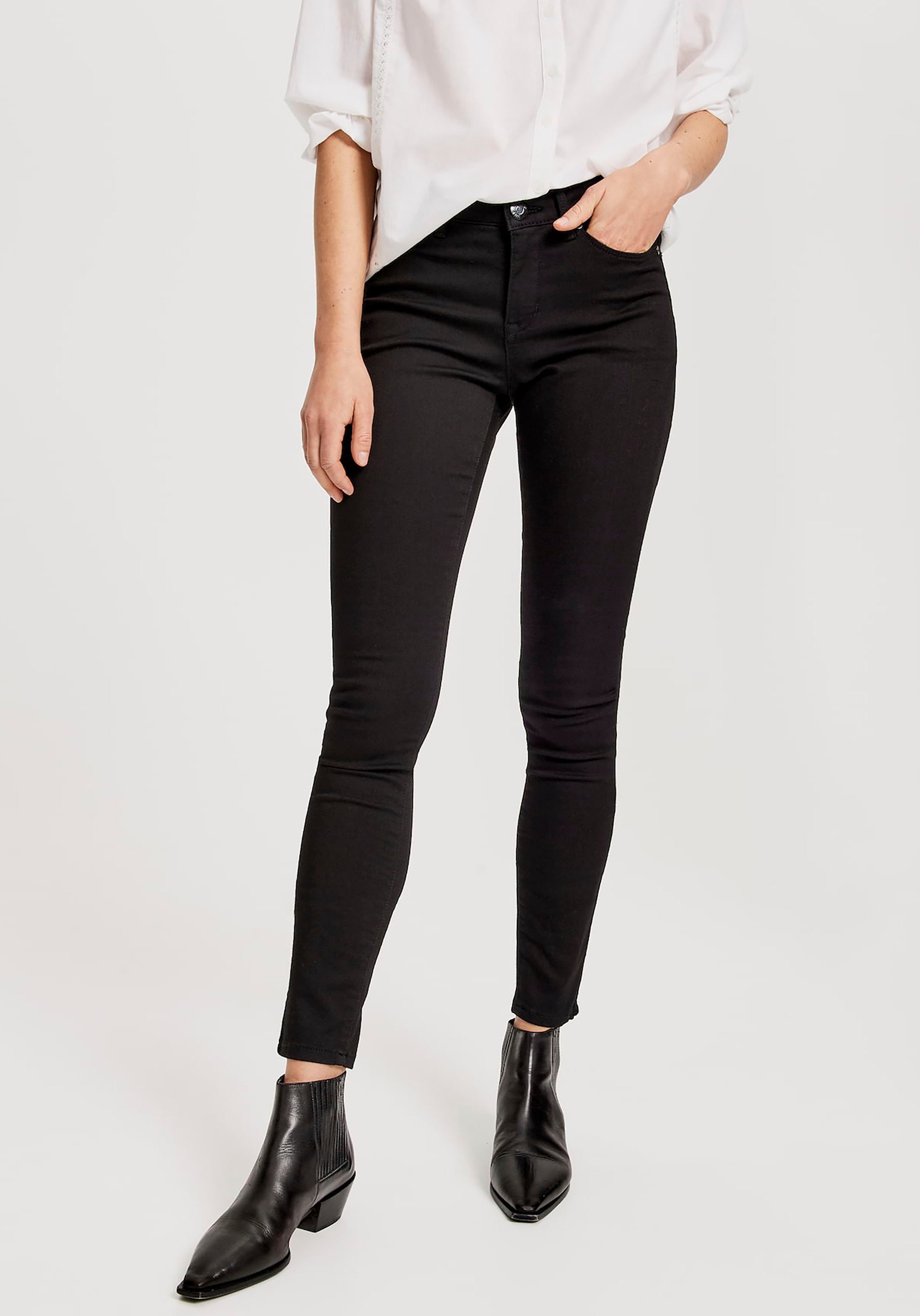 OPUS Skinny-fit-Jeans »Elma black«, im Five-Pocket-Design