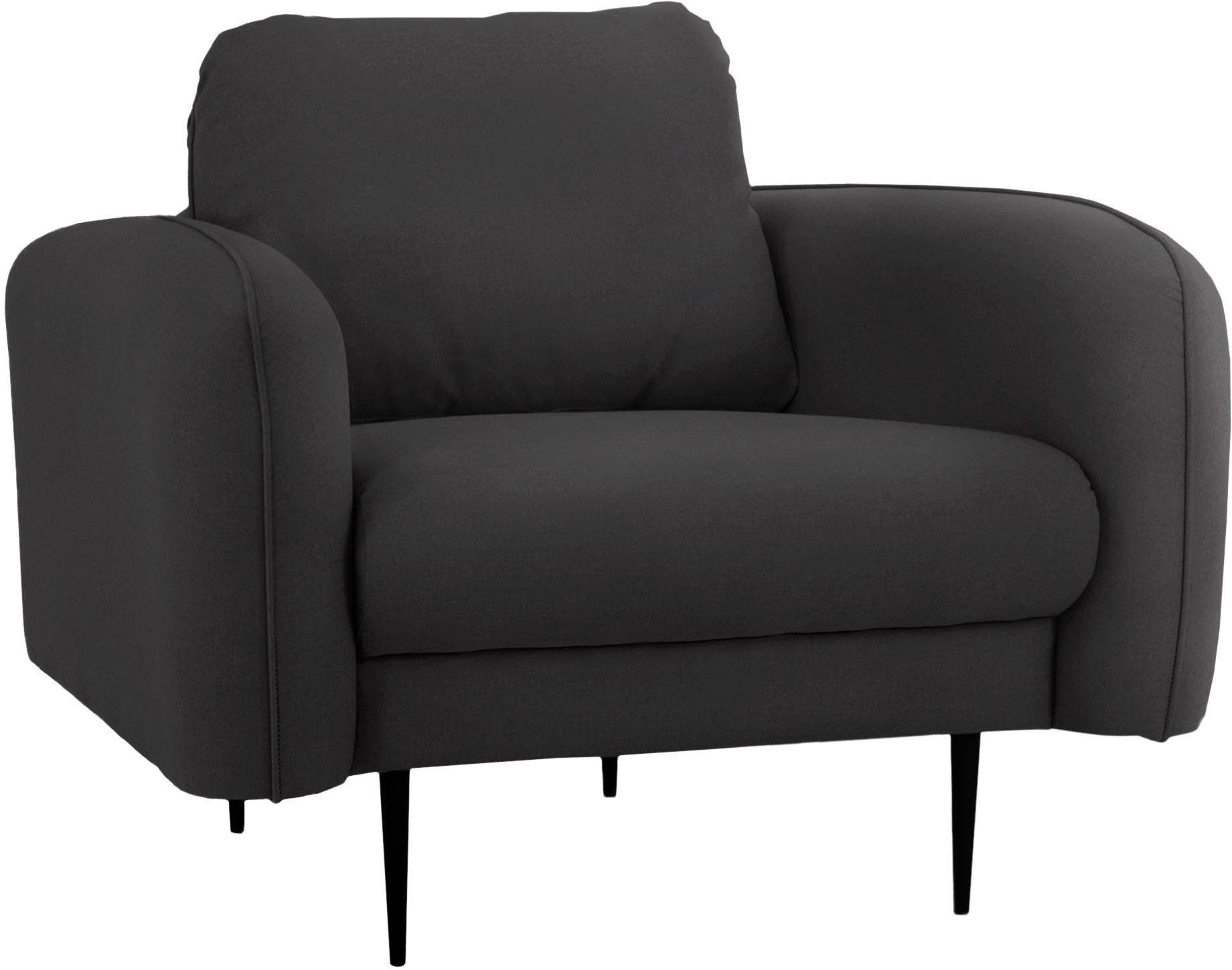 Home affaire Sessel »Skidi« mit losem Rückenkissen und Keder oben auf der A günstig online kaufen