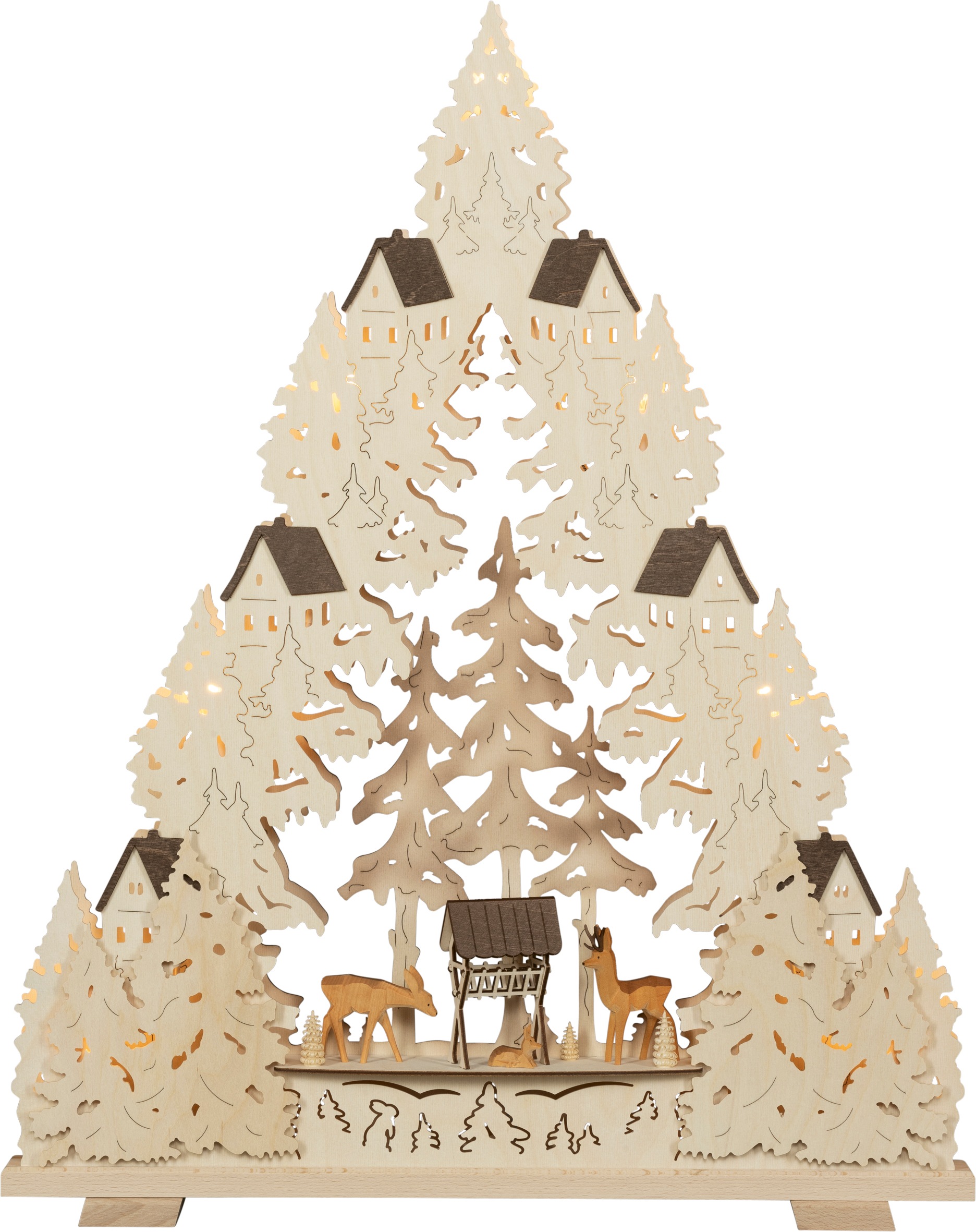 SAICO Original LED Schwibbogen »Premium-Line-Lichterbogen, Waldzauber« Prem günstig online kaufen