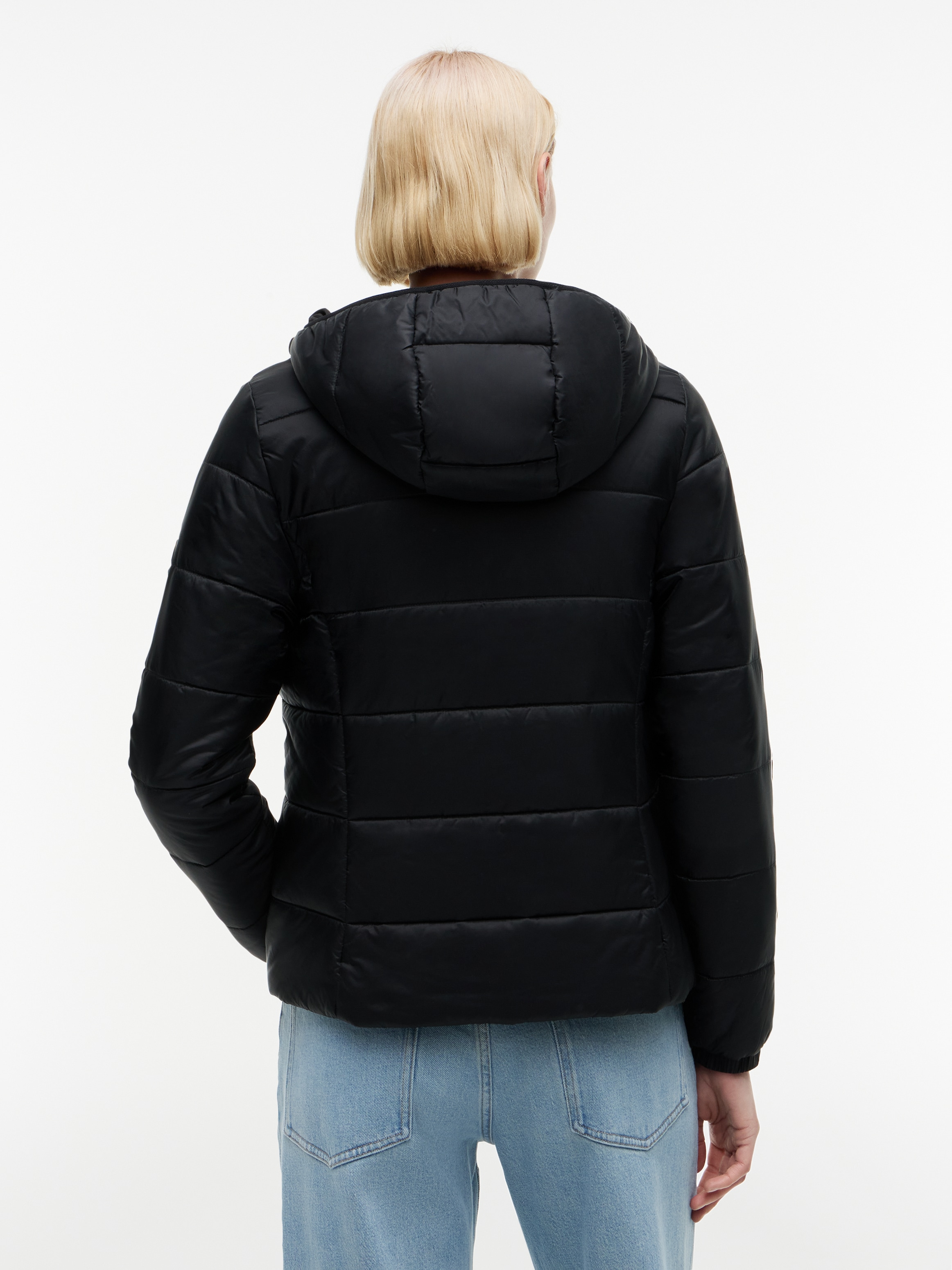 Tommy Jeans Steppjacke »TJW SLIM LW HOODED PADDED JACKET« mit Kapuze Steppware, slim fit, mit Kapuze