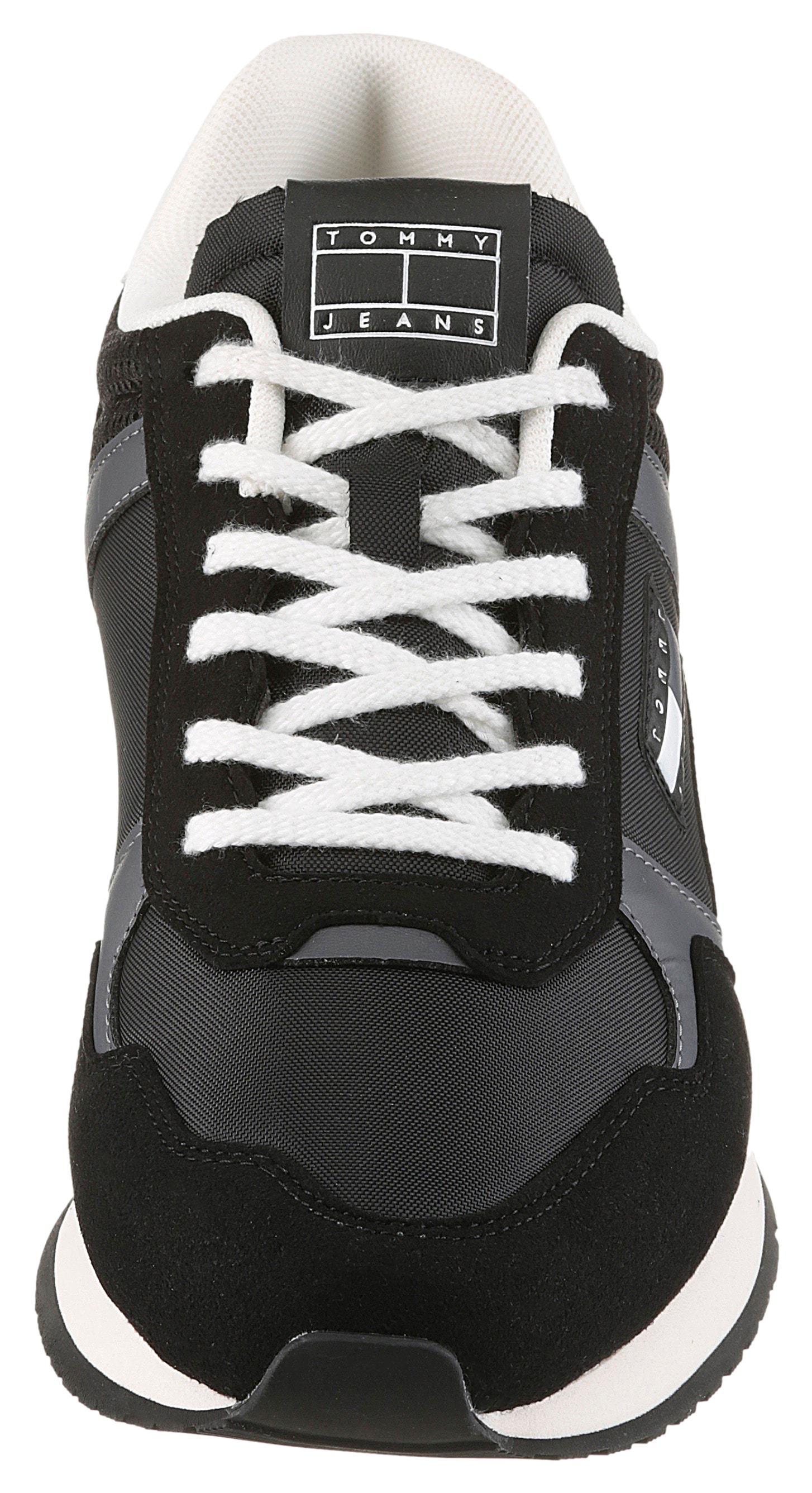 Tommy Jeans Sneaker »TJM RUNNER CASUAL«  , Freizeitschuh, Halbschuh, Schnürschuh mit seitlicher Logoflagge