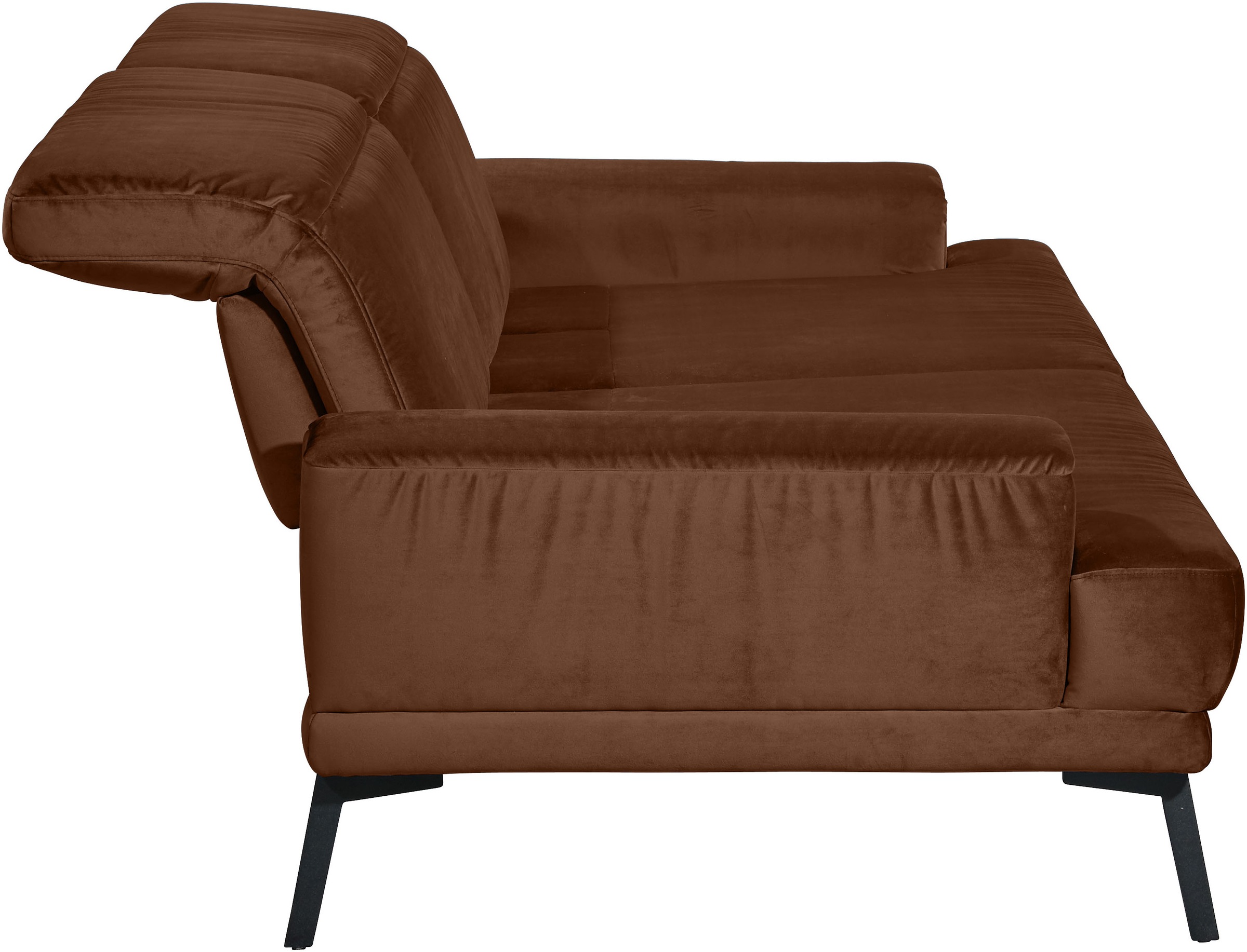Musterring 3-Sitzer »MR 4580«, inkl. Kopf- und Sitztiefenverstellung, Fuß schwarz, B228 x T103 cm