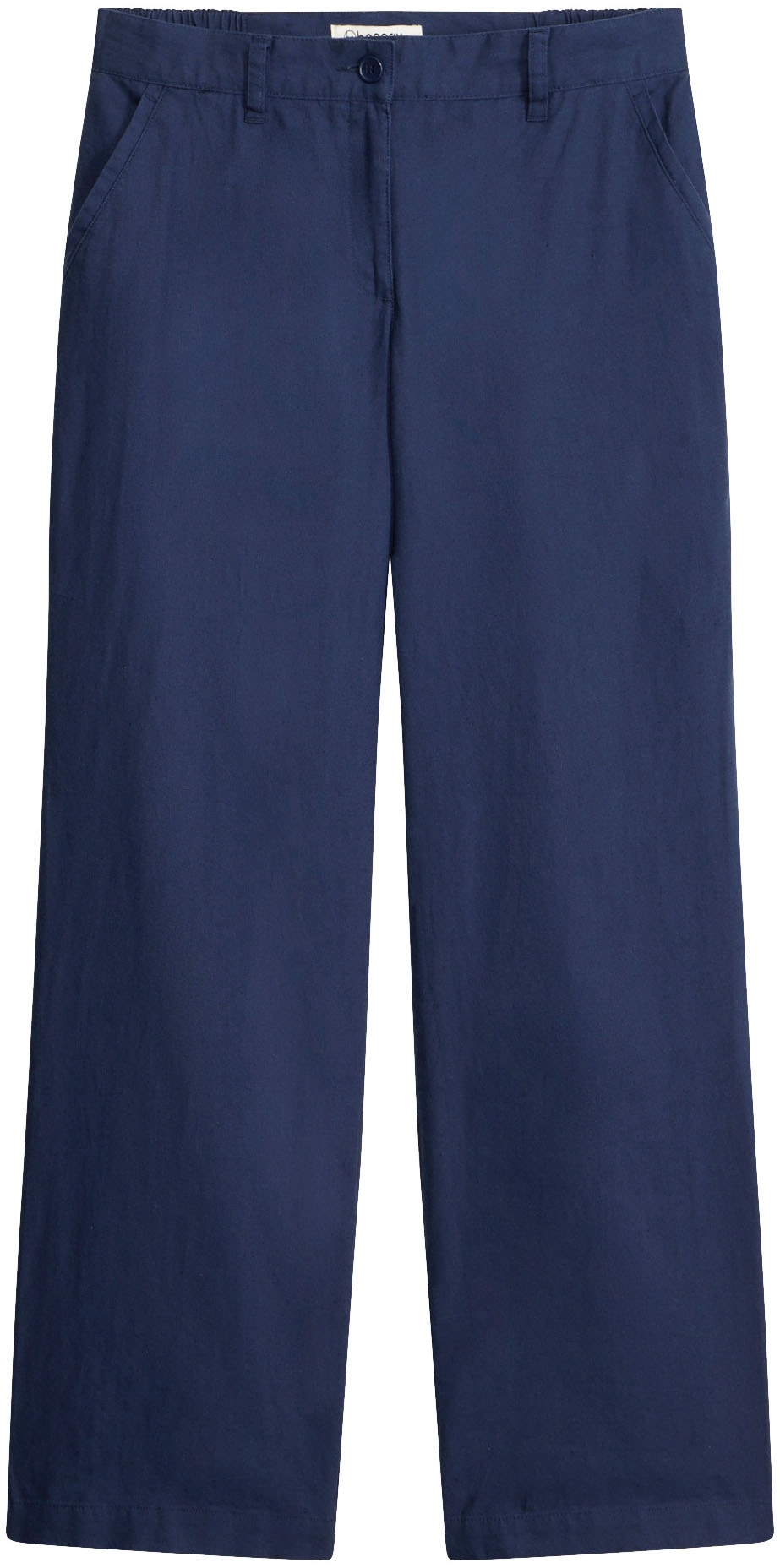 bonprix Leinenhose  aus Leinen-Baumwoll-Mix, Loose Fit, komfortable Leibhöhe