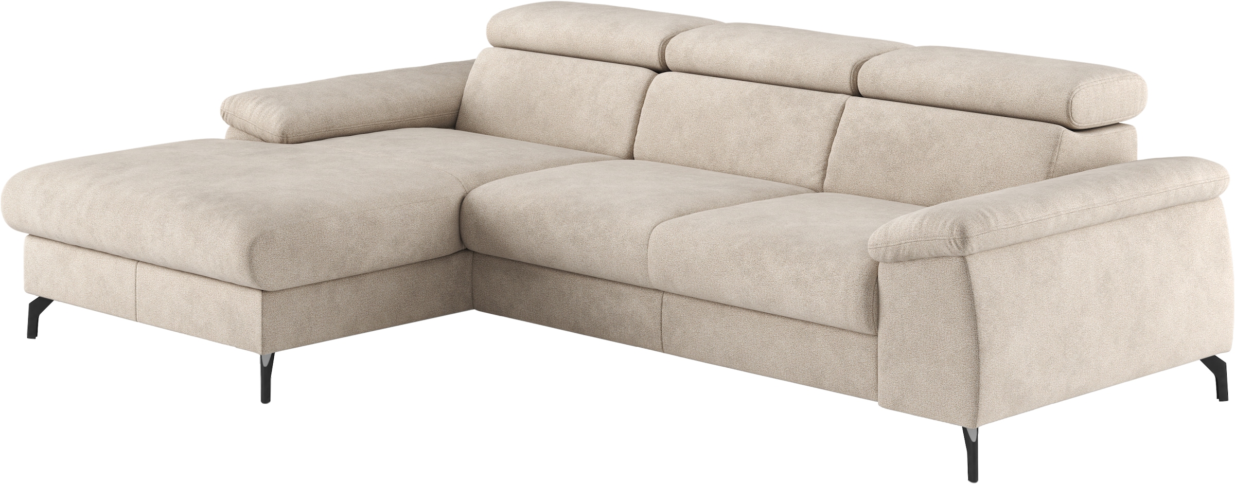 COTTA Ecksofa »Kitty L-Form«, mit Kopfteilverstellung, wahlweise mit Bettfunktion & Bettkasten