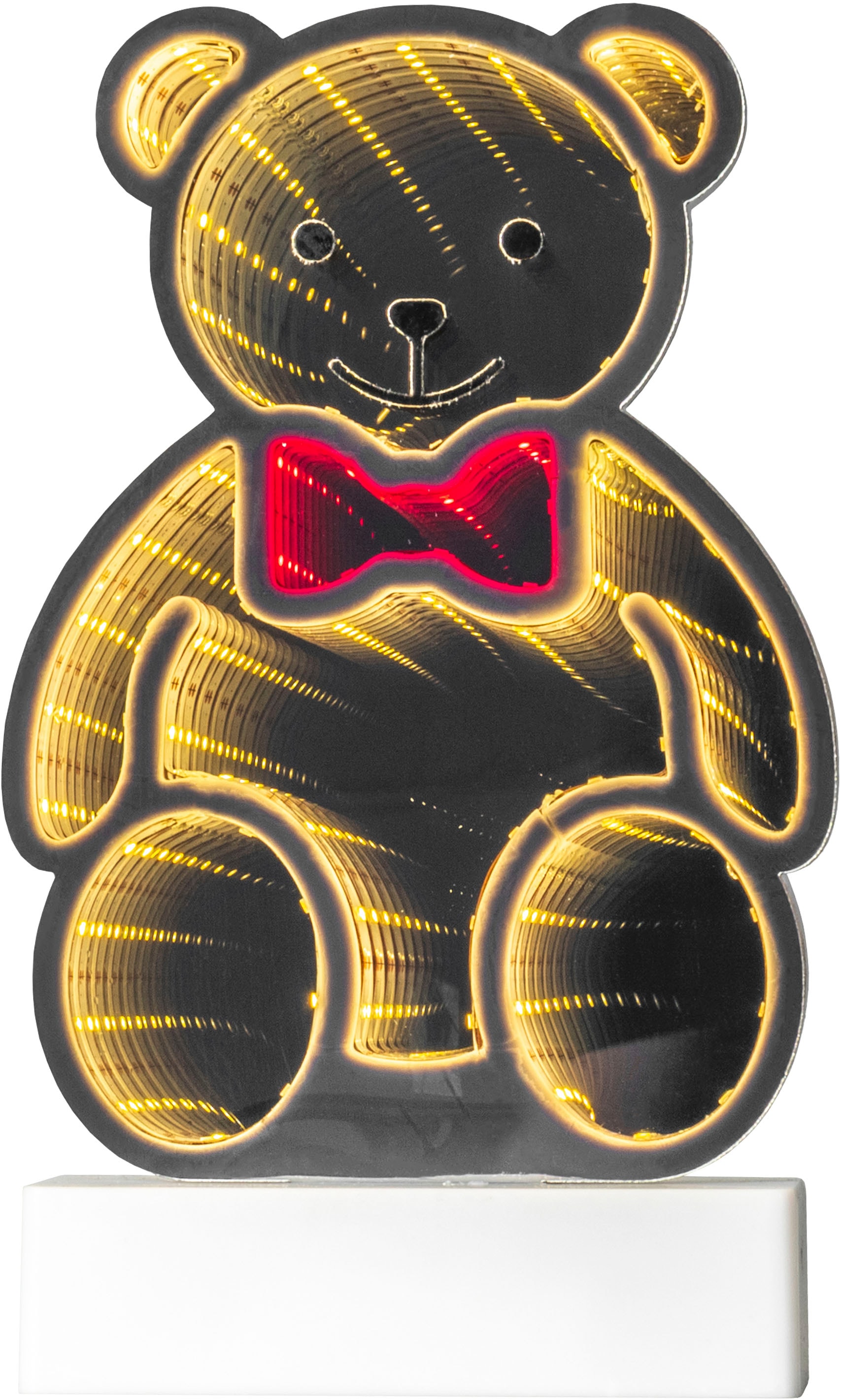 my home LED Dekofigur »Evaya« LED-Modul Warmweiß Infinity Effekt, Weihnachtsdeko für Innen, beidseitig beleuchte