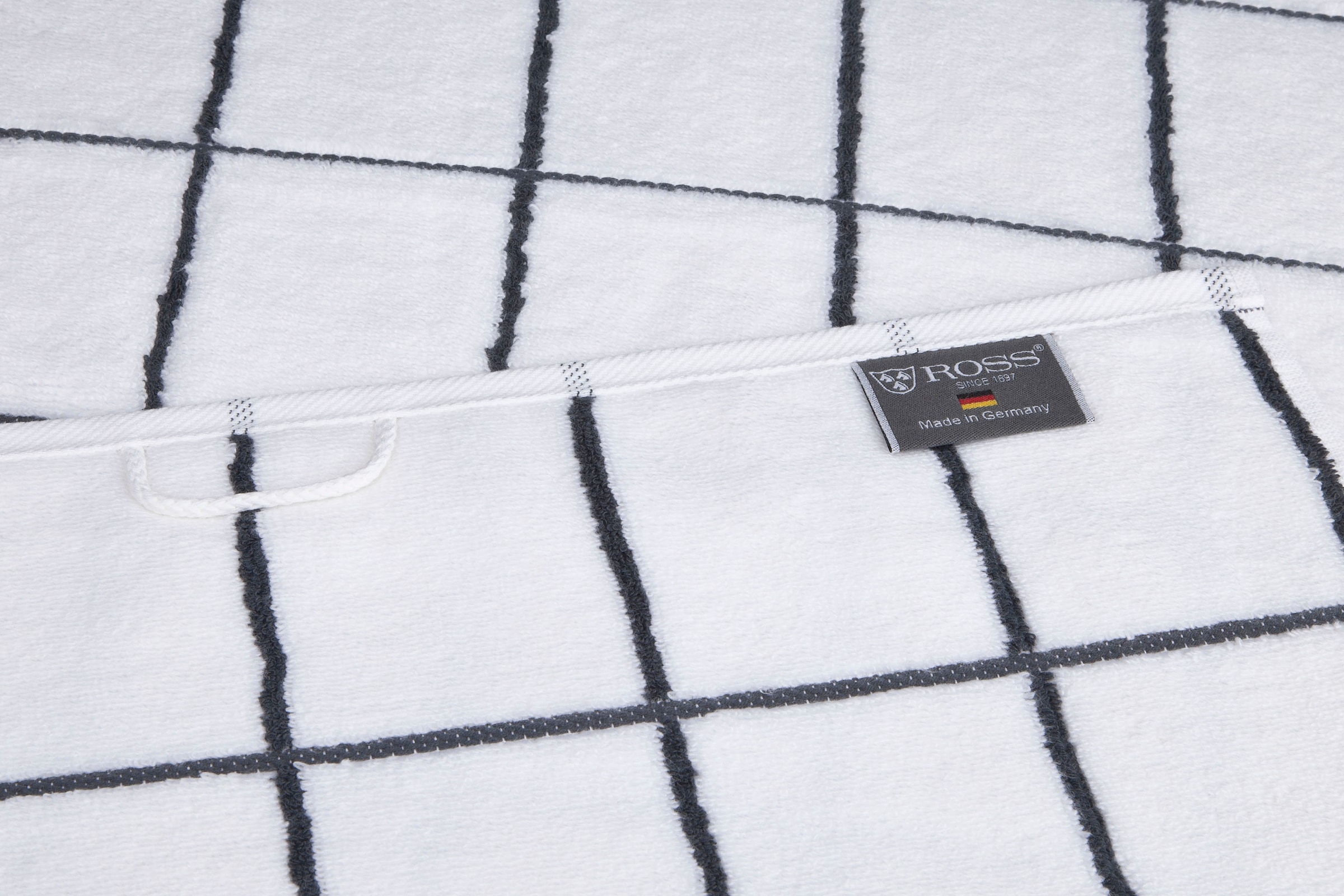 ROSS Duschtuch »Cashmere Überkaro«, (1 St.), 100% Baumwolle, kariert, in modischen Karo Farben