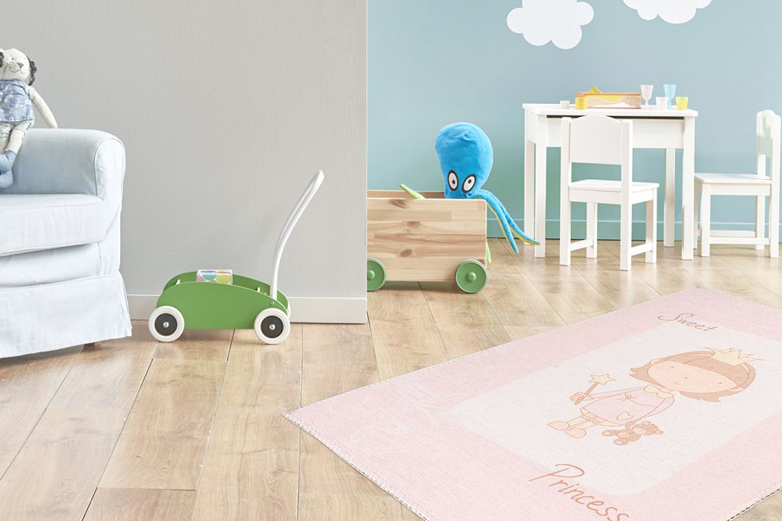 Arte Espina Kinderteppich »Bambini 300«, rechteckig, 5 mm Höhe, Fantasievol günstig online kaufen