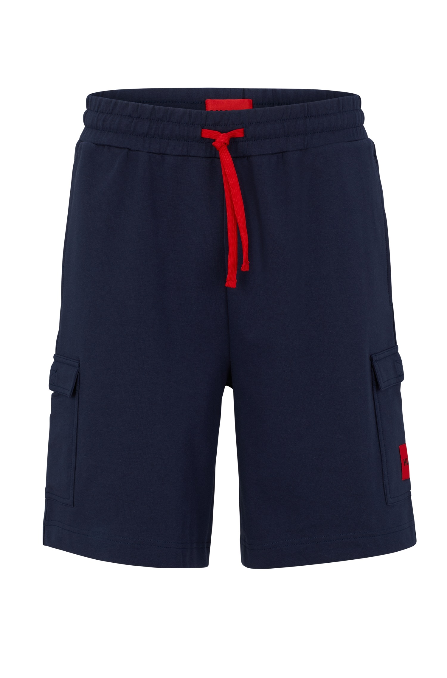 6. Bild von HUGO Sweatshorts »Reverse Shorts«, mit Cargotaschen