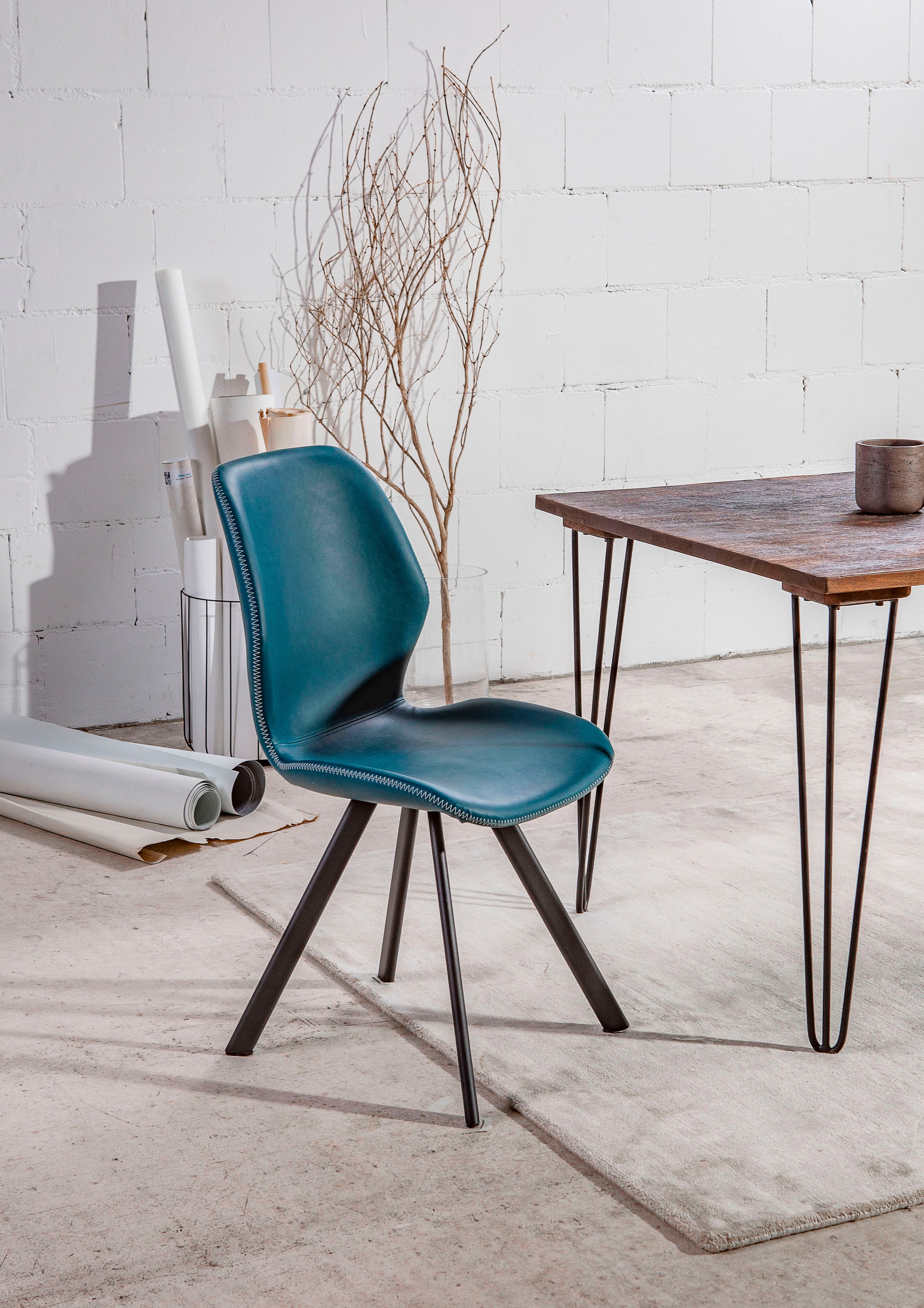 Gutmann Factory Esszimmerstuhl »Chill« (Set) 2 Stk.mit markanter Zick-Zack- günstig online kaufen