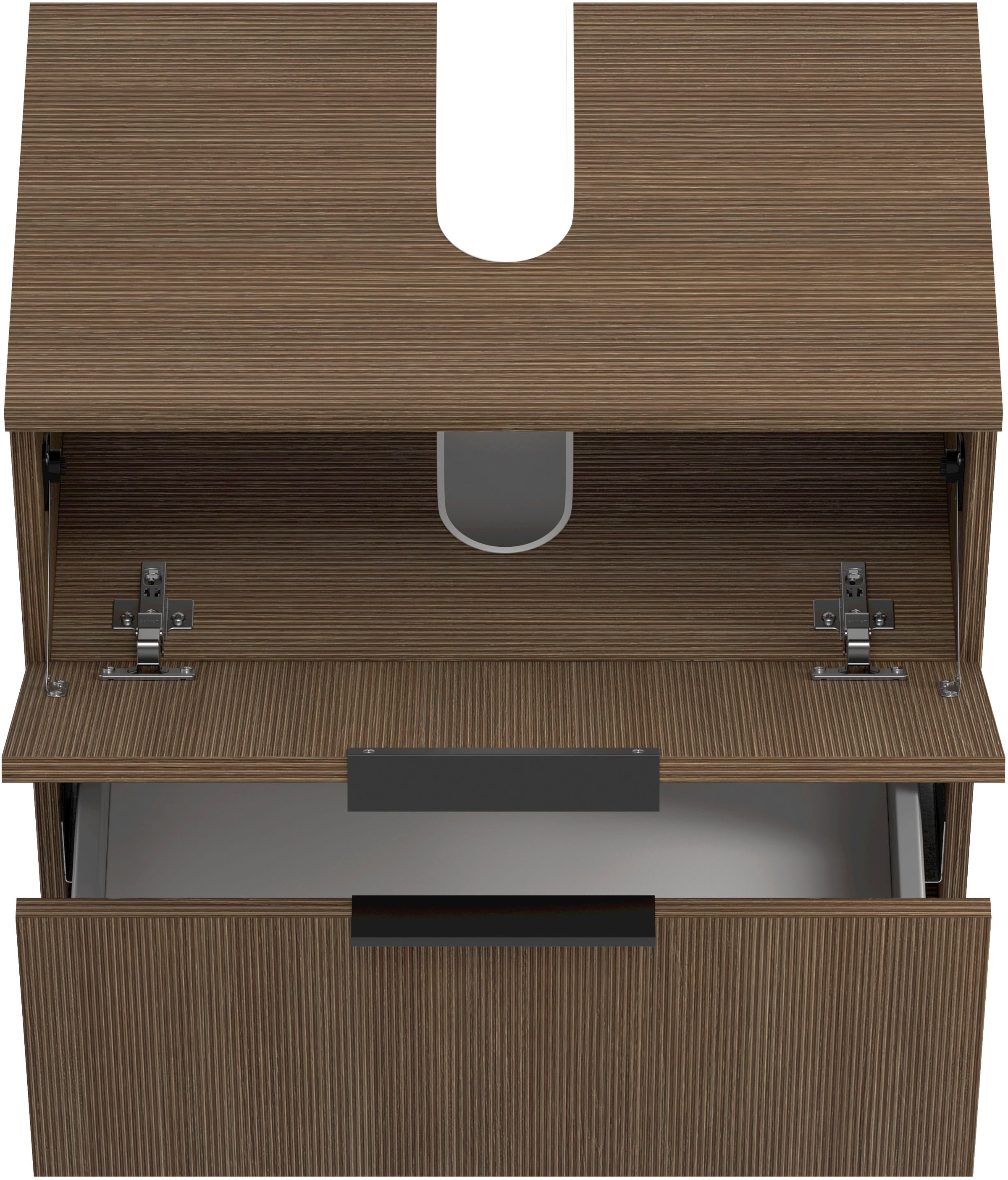 welltime Waschbeckenunterschrank »Lecce« Welltime, Breite 60 cm, gedämpfte Scharniere und Softclose-Funktion