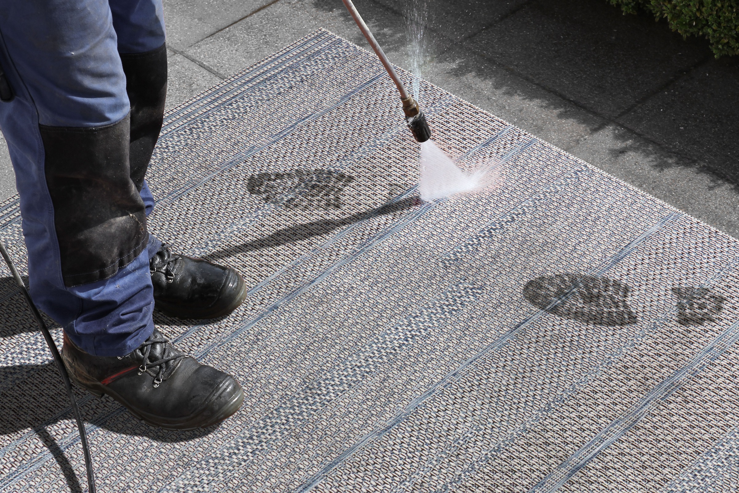 ELLE DECORATION Teppich »Marne«, rechteckig, 4 mm Höhe, In-und Outdoor geeignet, Strapazierfähig und pflegeleicht, Flachgewebe
