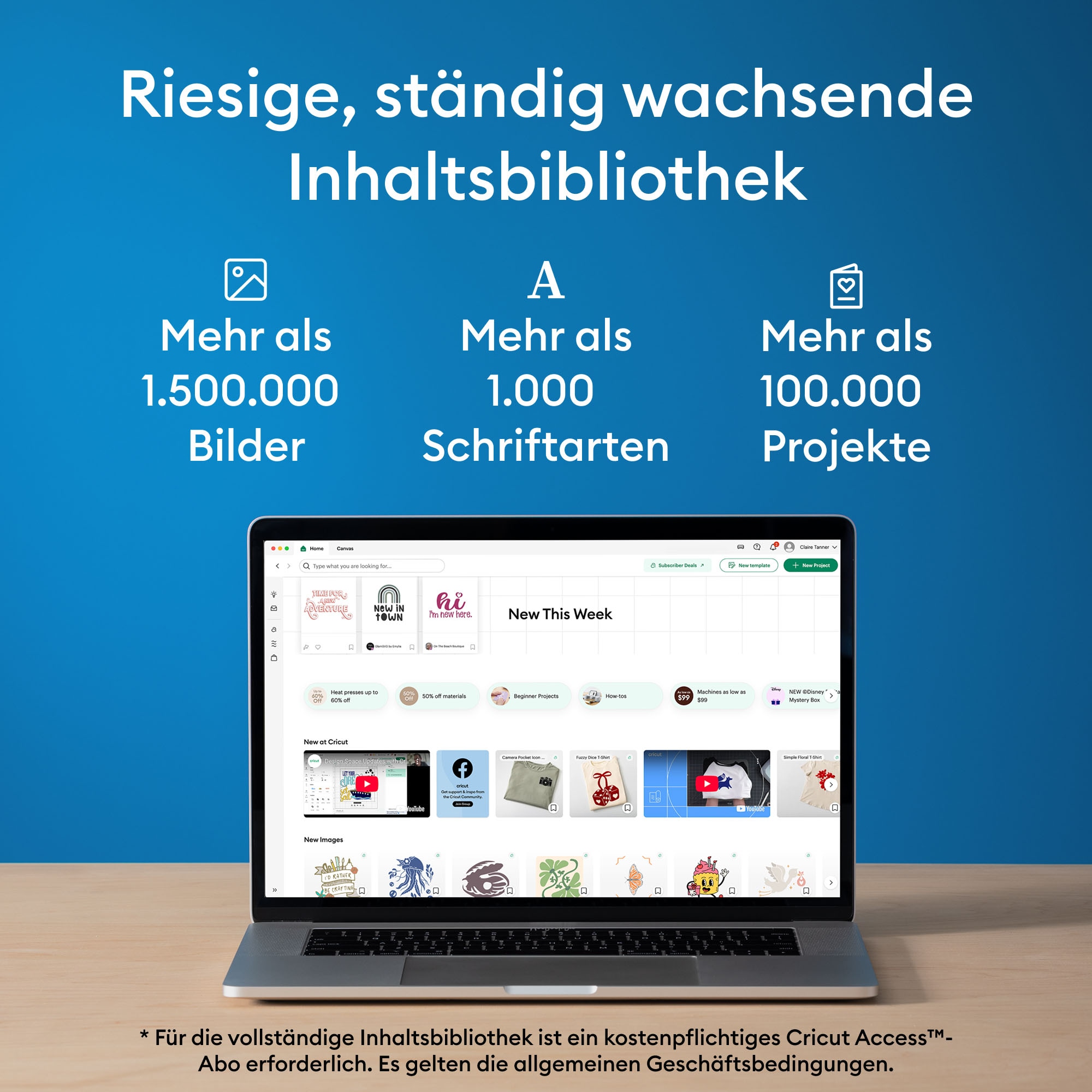 Cricut Schneideplotter »Explore™ 5 + Essential-Bundle«