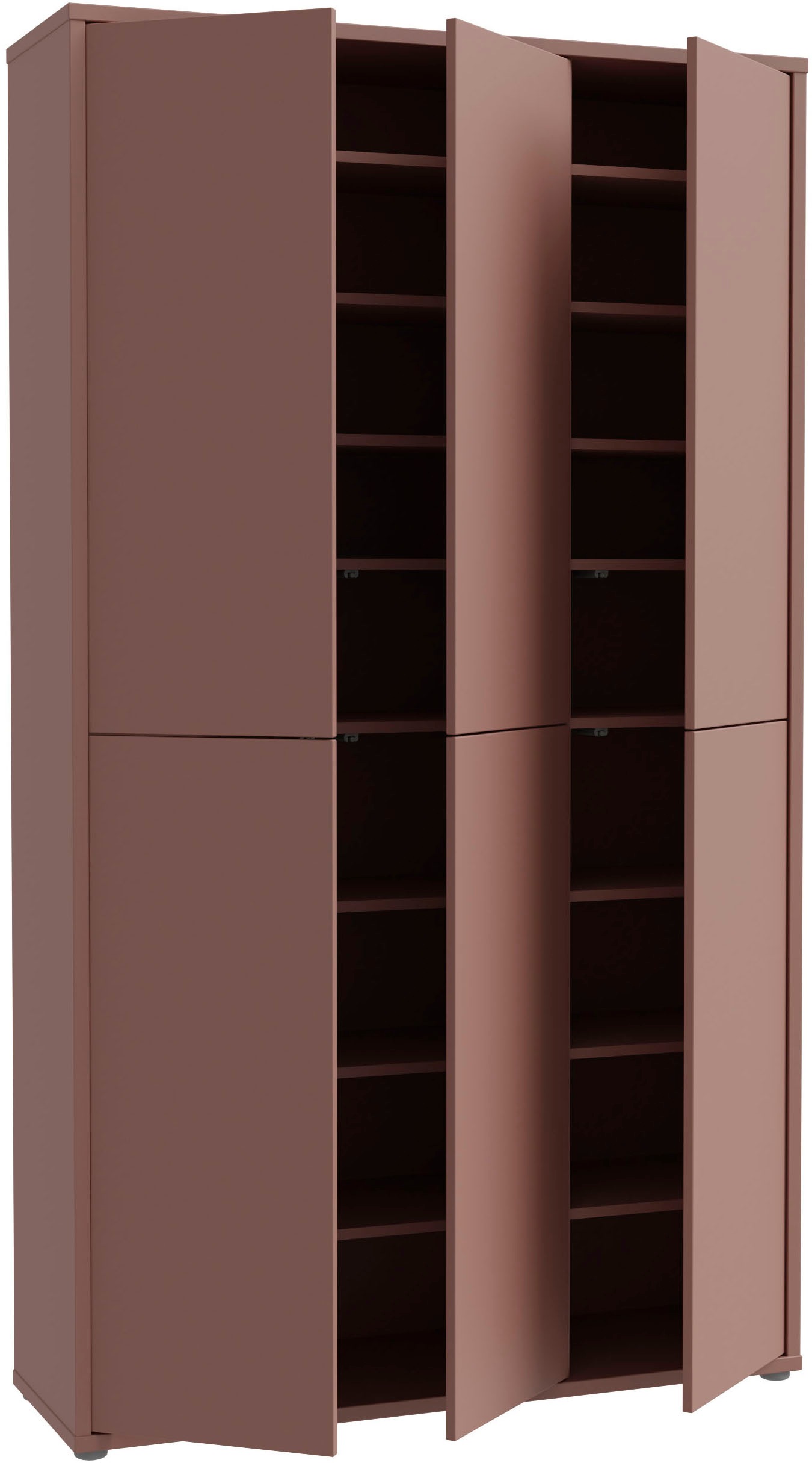 FORTE Schuhschrank »Alice Springs«, (B/H/T 109,2/191,9/34,9 cm), Stauraumschrank, Mehrzweckschrank, (B/H 109cm x 192cm), mit 16 Böden