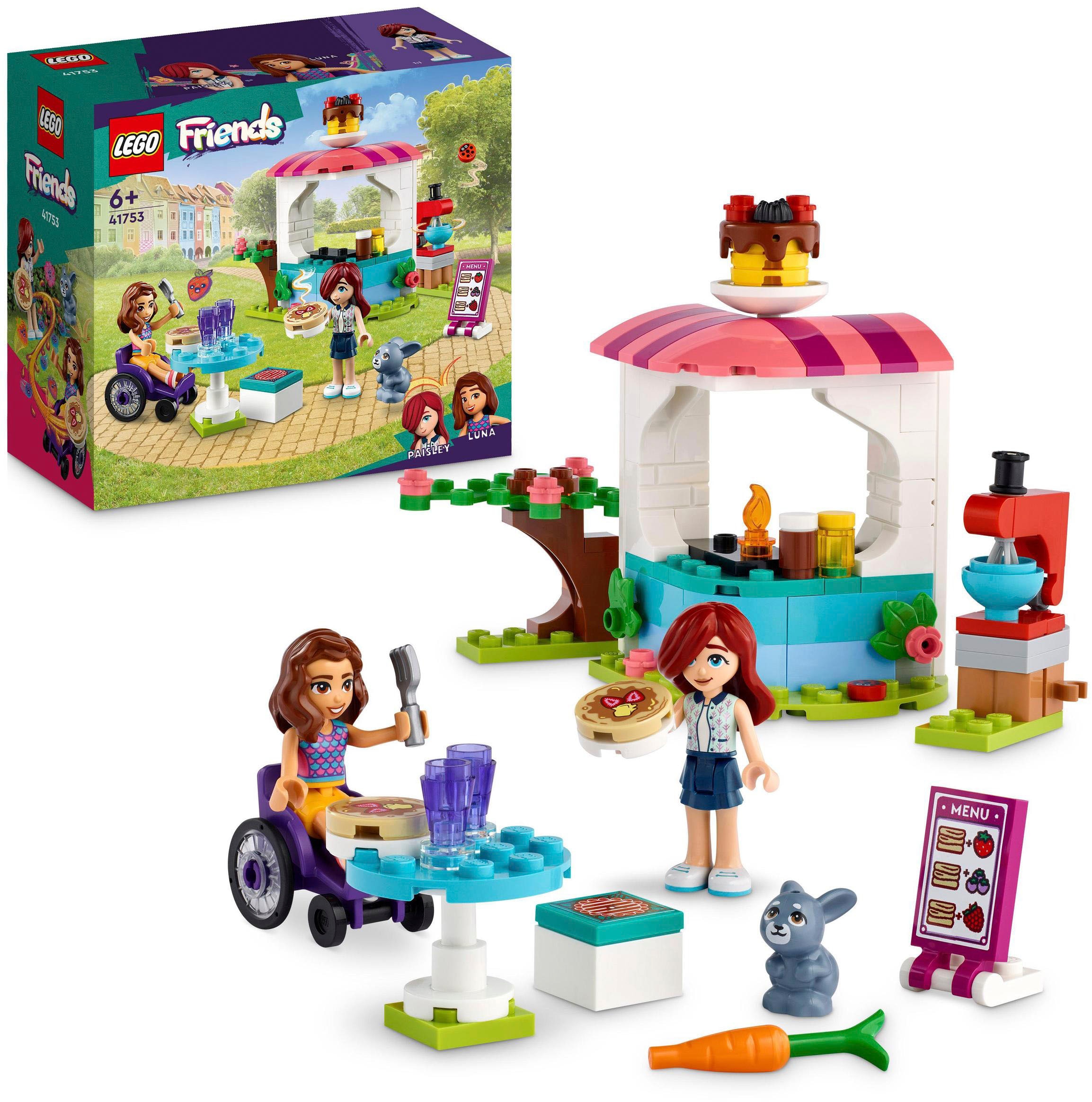 Konstruktionsspielsteine »Pfannkuchen-Shop (41753), LEGO® Friends«, (157 St.), Made in...