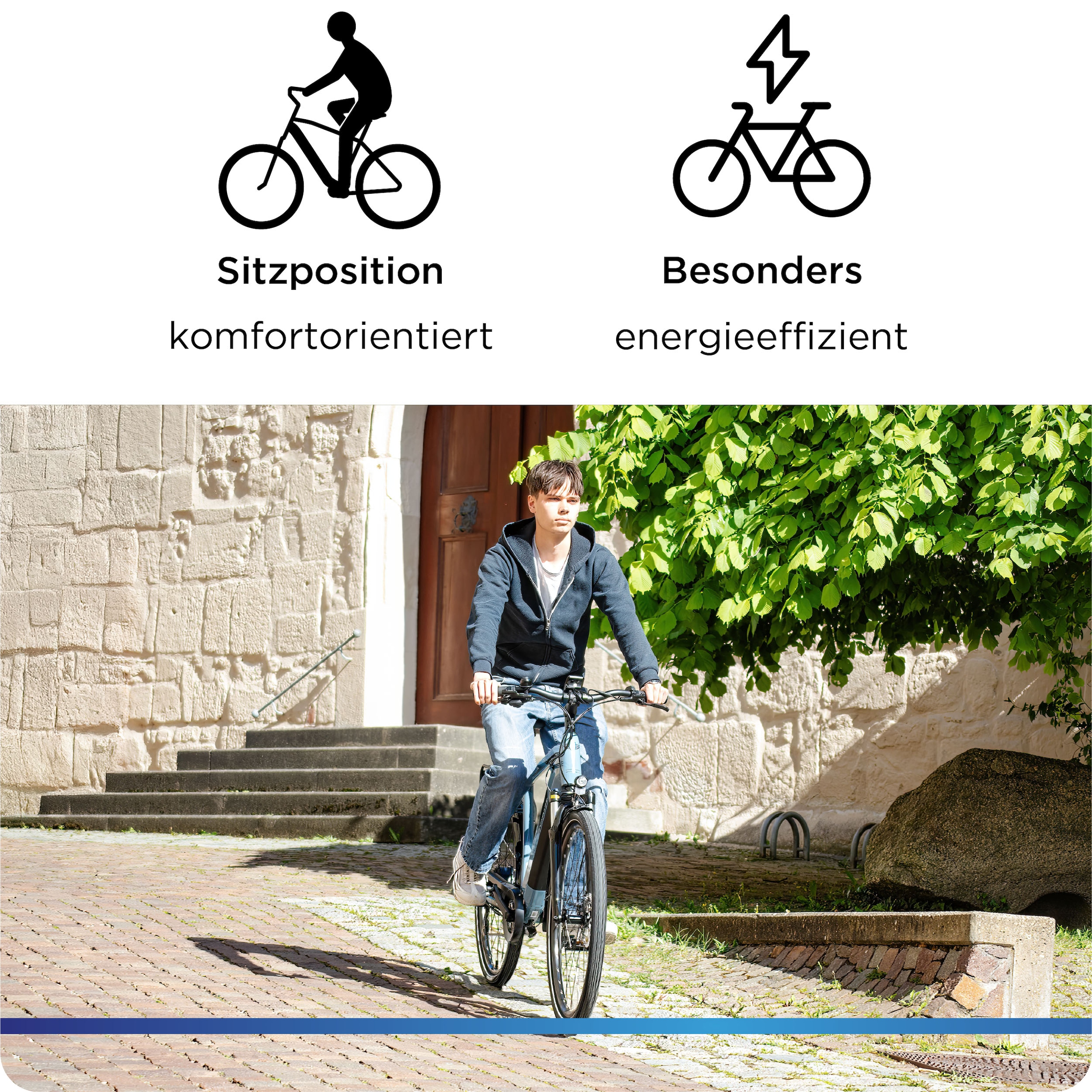 Zündapp »Z810« 24 Gang Shimano Altus RD-M310 Schaltwerk Kettenschaltung Heckmotor 250 W Pedelec, Elektrofahrrad für Herren