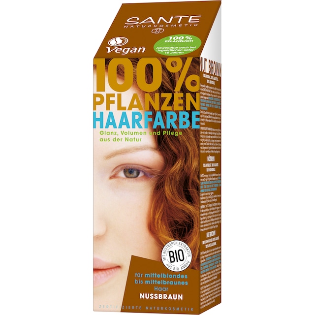 SANTE Haarfarbe »Pflanzenhaarfarbe nussbraun« bestellen