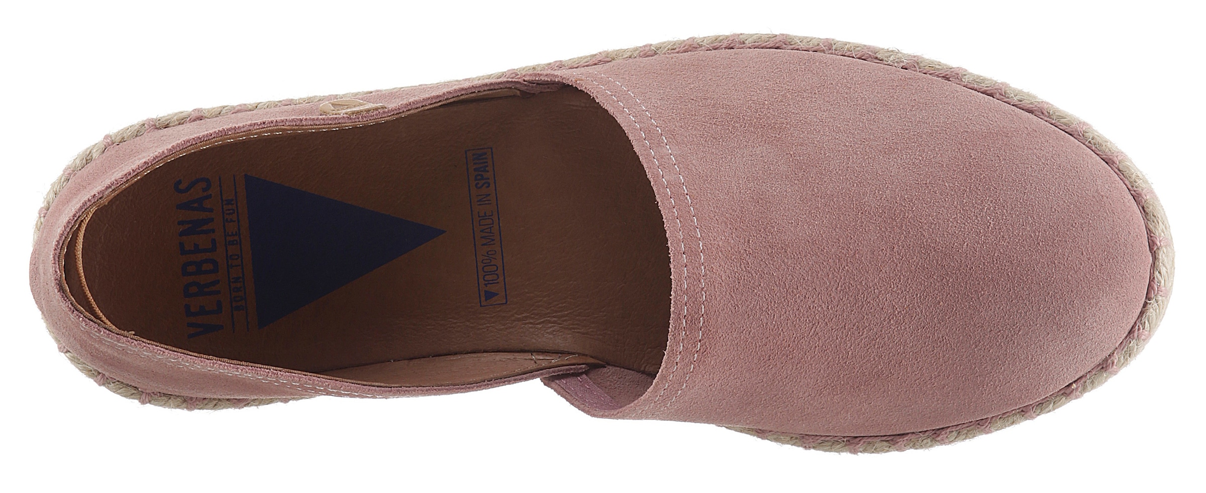 VERBENAS Espadrille »CARMEN SERRAJE«, Schlupfschuh, Sommerschuh, Loafer mit typischem Jute-Rahmen