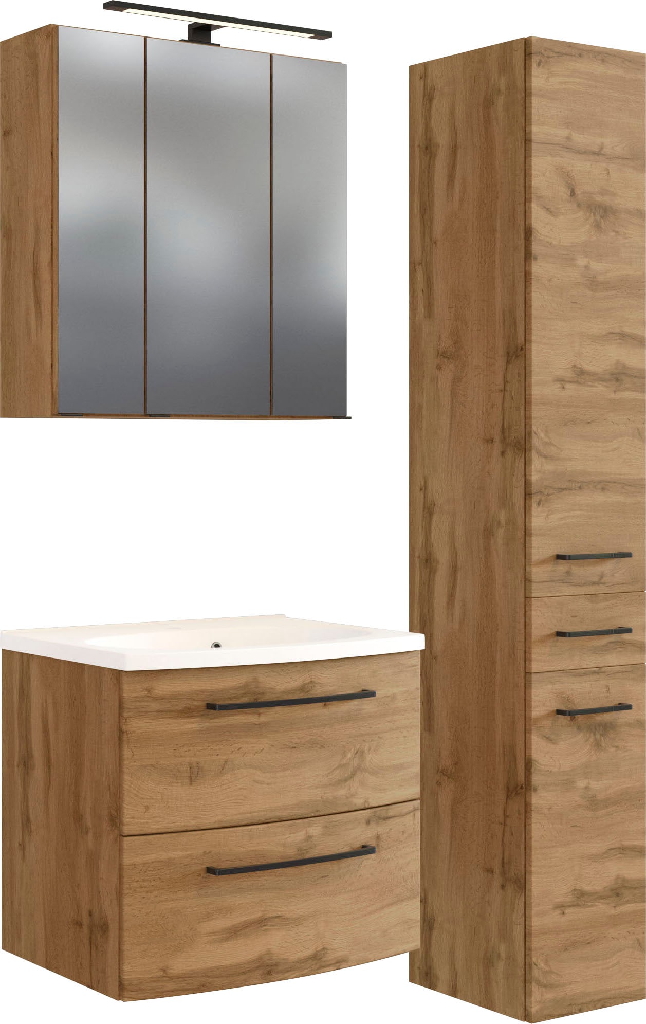 welltime Badmöbel-Set »Chicago« 3 Stk. tlg. günstig online kaufen