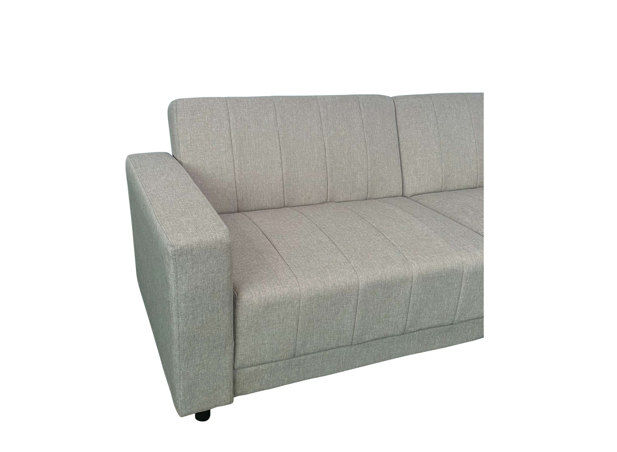 Dorel Home 3-Sitzer »Allie II Schlafsofa 225 cm«, Bett-Funktion (108/190cm), Rückenlehne 2-teilig, mit Steppung