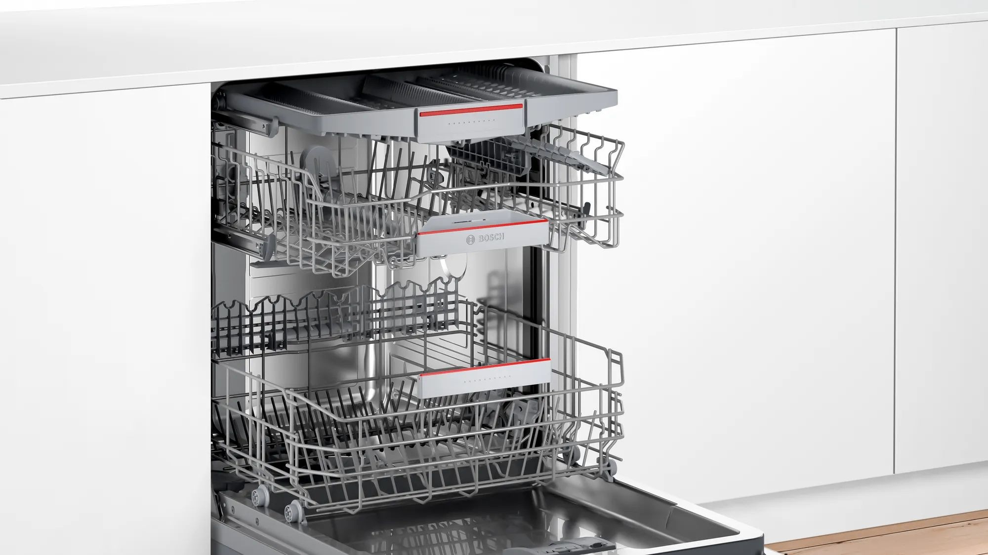 BOSCH teilintegrierbarer Geschirrspüler Serie 4 »SMI4ECS24E«, 14 Maßgedecke