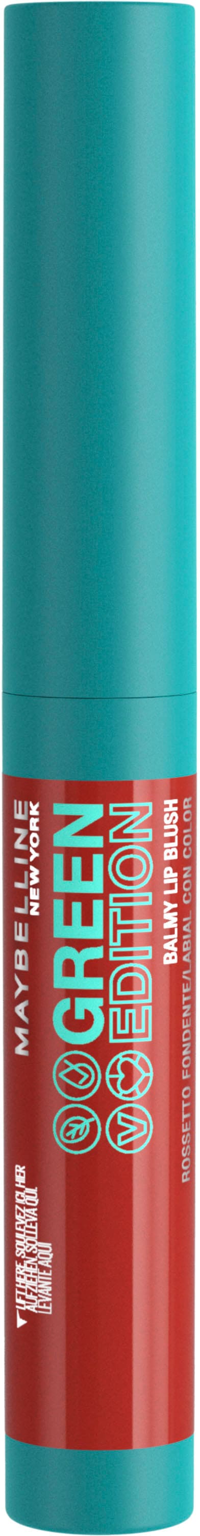 MAYBELLINE NEW YORK Lippenstift »Green Edition Balmy Lip Blush«, mit natürlichen Inhaltstoffen