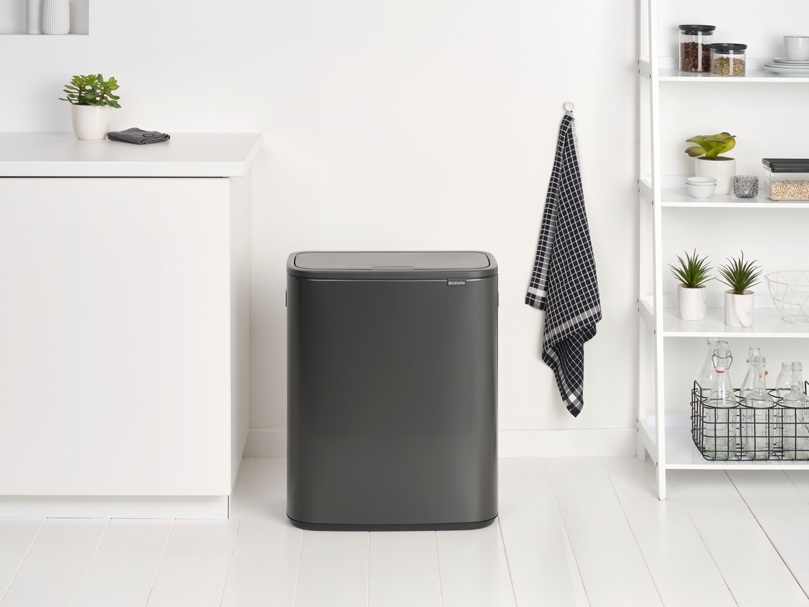 Brabantia Mülleimer »Bo Touch Bin, 2 x 30L«, Soft-Touch-Öffnungssystem günstig online kaufen