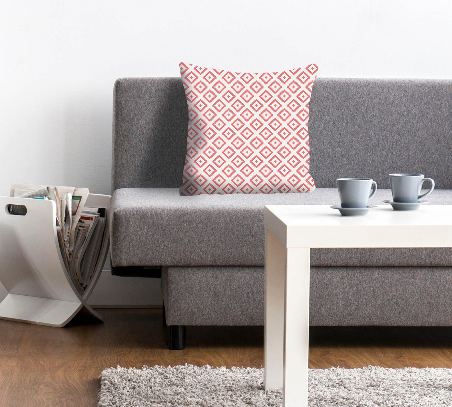 queence Dekokissen »Nina«, Kissenhülle,kleine Quadrate,Gelb,Muster,Modern,G günstig online kaufen