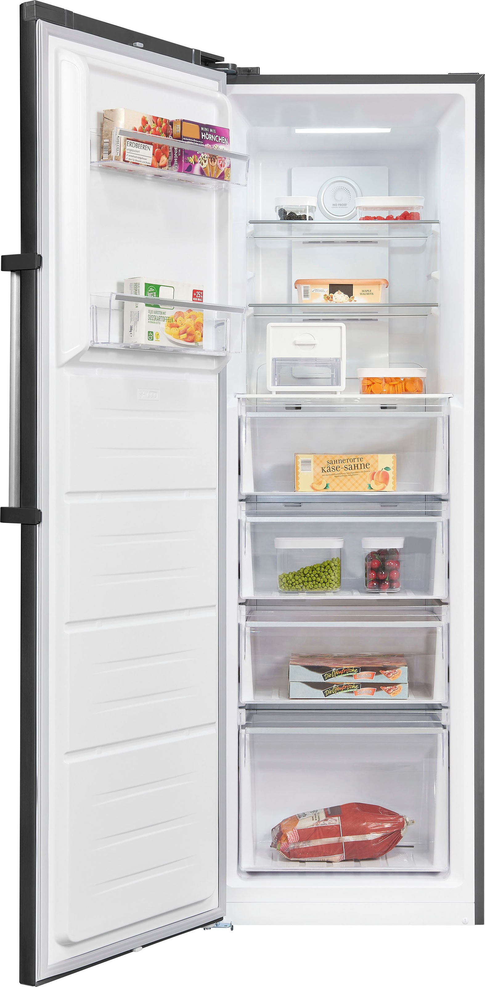 exquisit Gefrierschrank »GS295-NF-H-040D«, 185 cm hoch, 60 cm breit