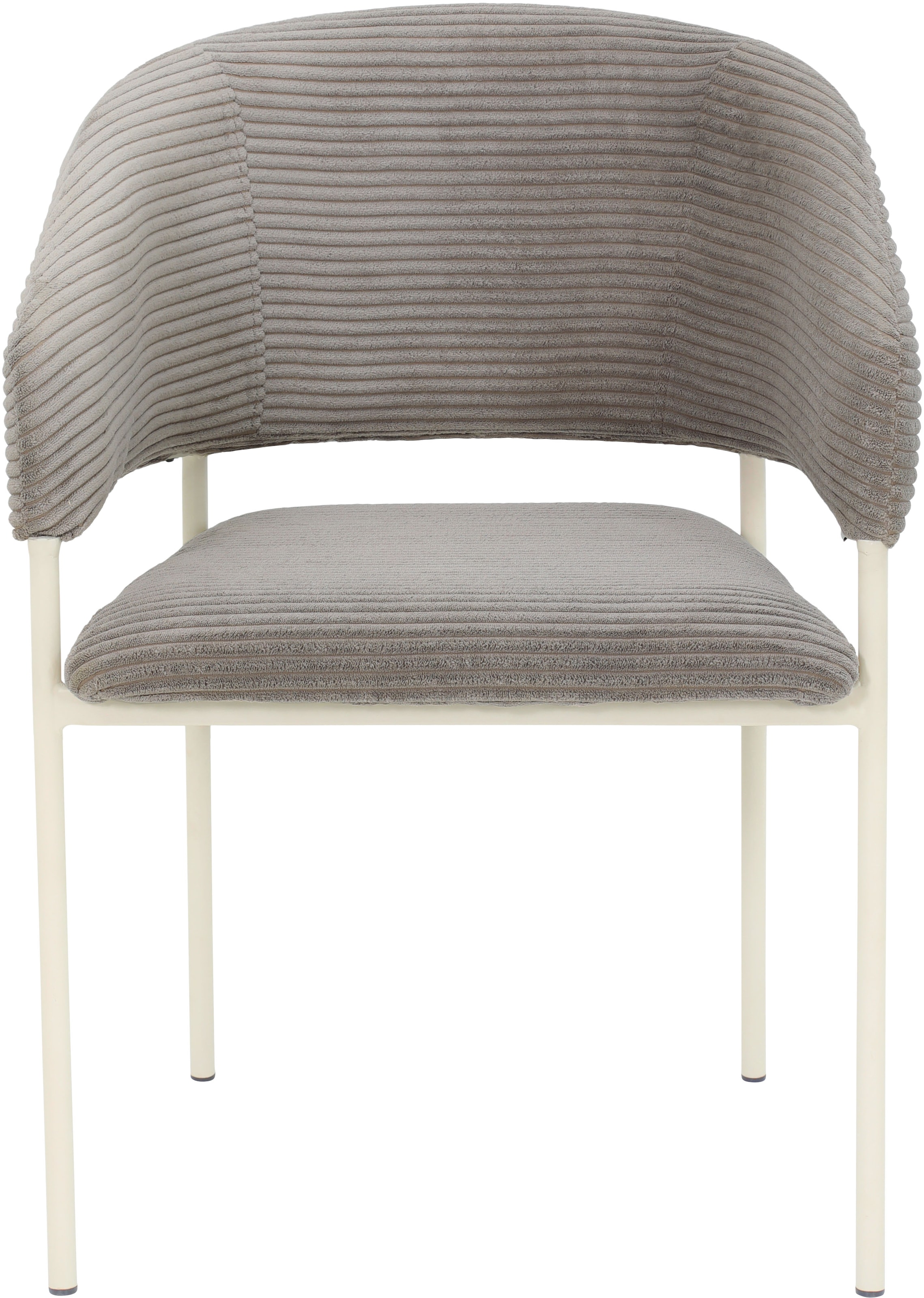 TOM TAILOR HOME Armlehnstuhl »EMBRACE ARMCHAIR«, (Set), 2 St., Breitcord, Esszimmerstuhl, mit Armlehnen, 4-Fußgestell, Rückenausschnitt