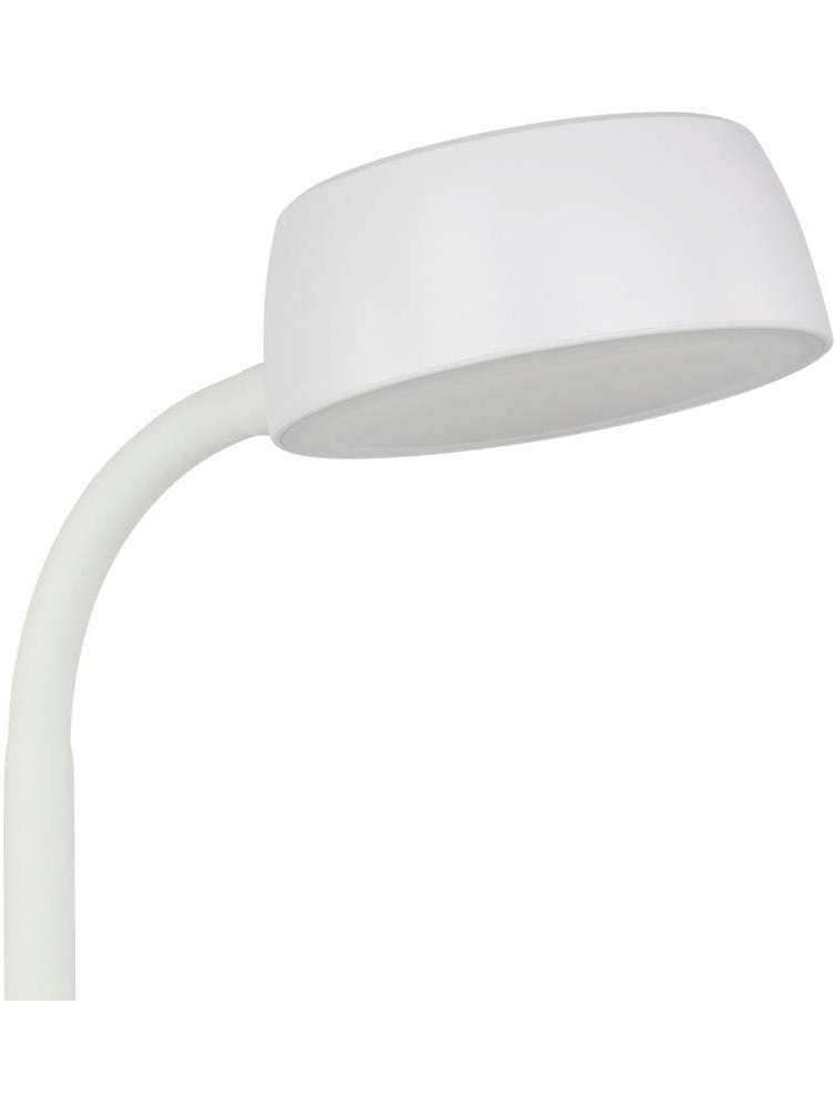 EGLO Tischleuchte »CABALES«, Leuchtmittel LED-Modul | LED fest integriert, Tischleuchte, Nachttischlampe, Kunststoff in Weiß, mit Wipp-Schalter