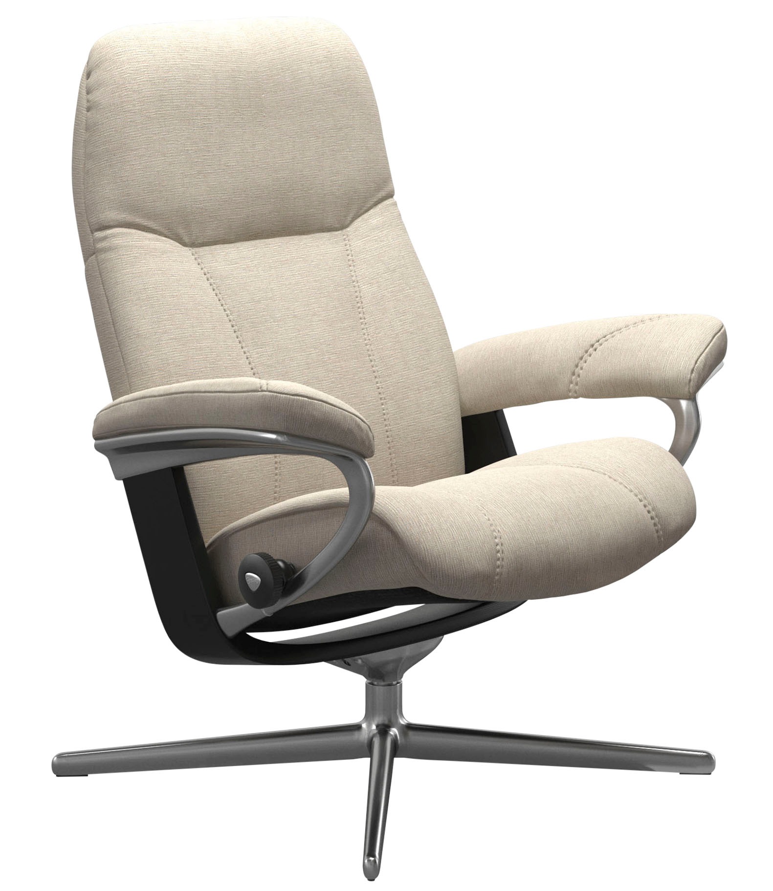 Stressless® Relaxsessel »Consul«, mit Cross Base, Größe S, M & L, Holzakzent Schwarz