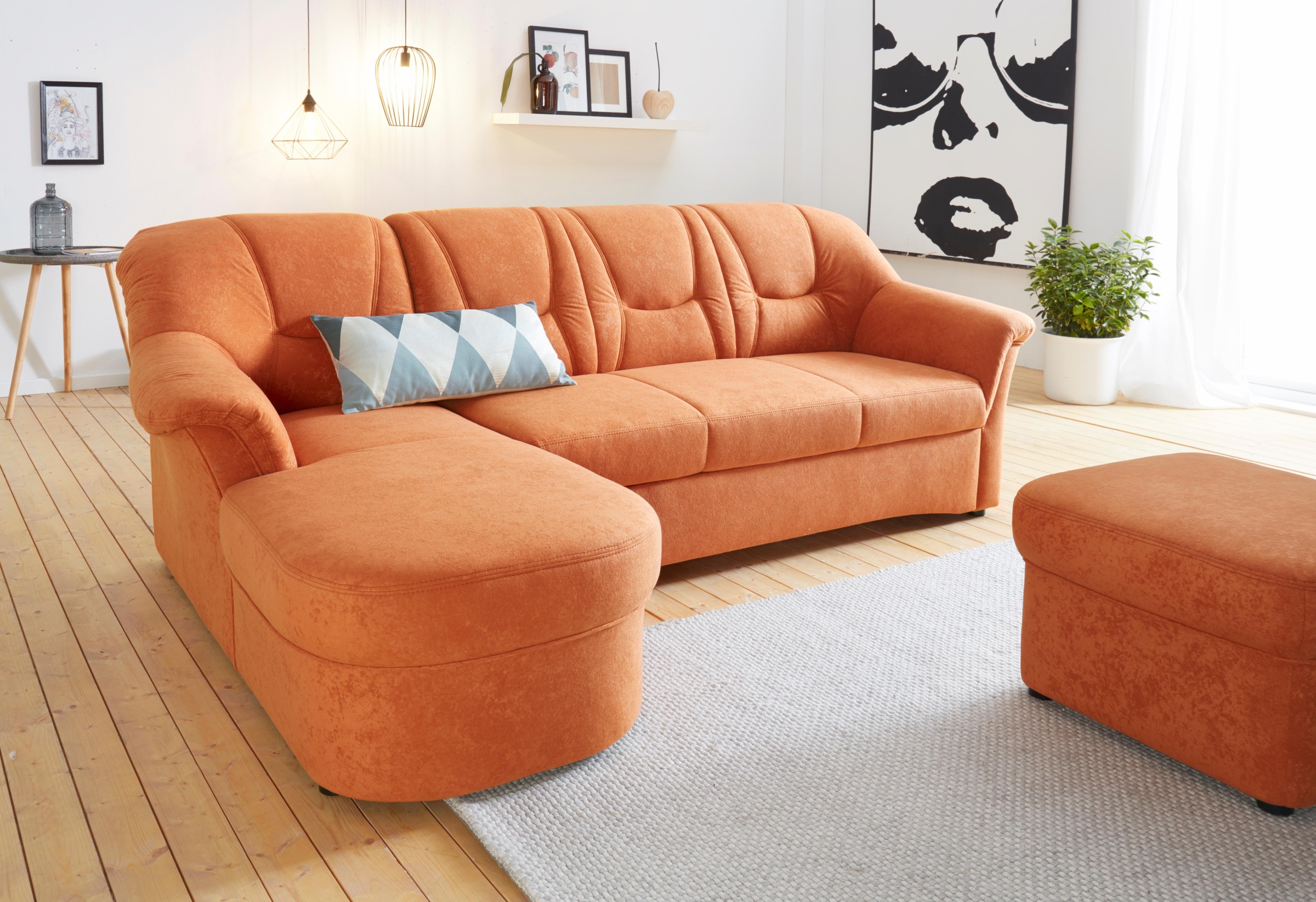 DOMO collection Polsterhocker »Sarafina«