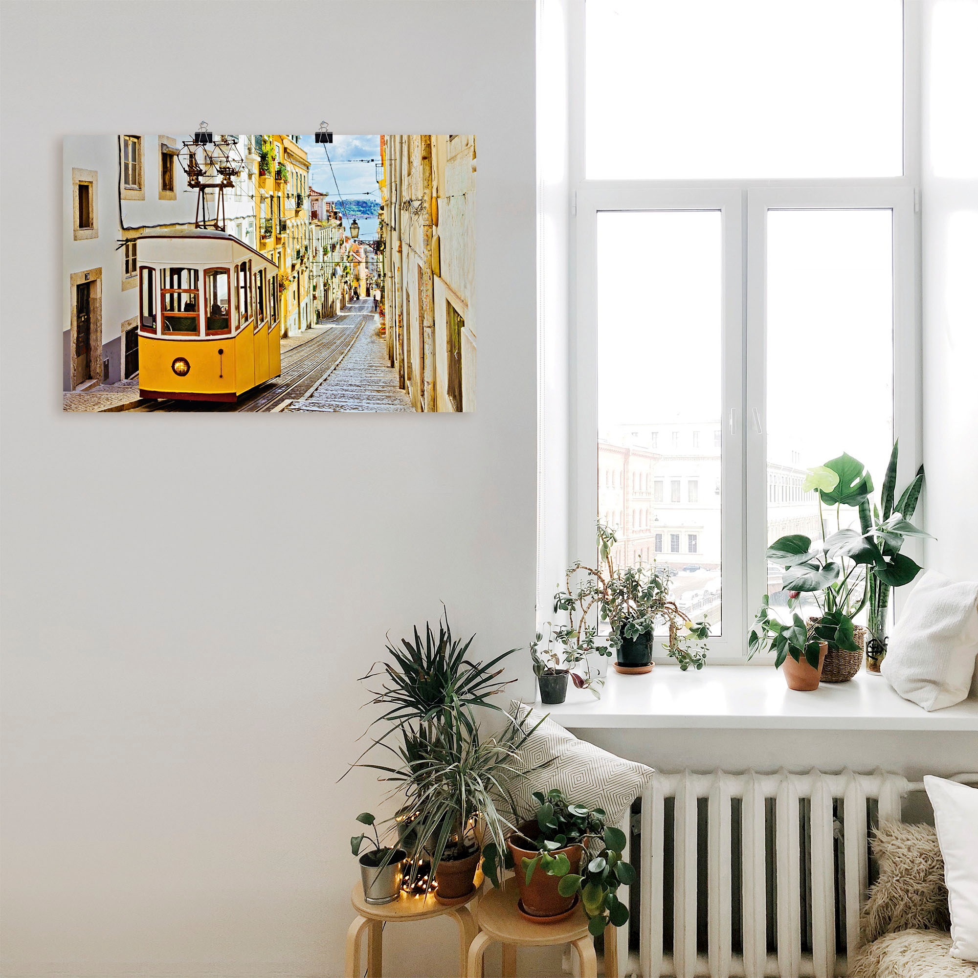 Artland Wandbild »Ascensor da Gloria in Lissabon« Zugbilder 1 Stk. tlg. als günstig online kaufen