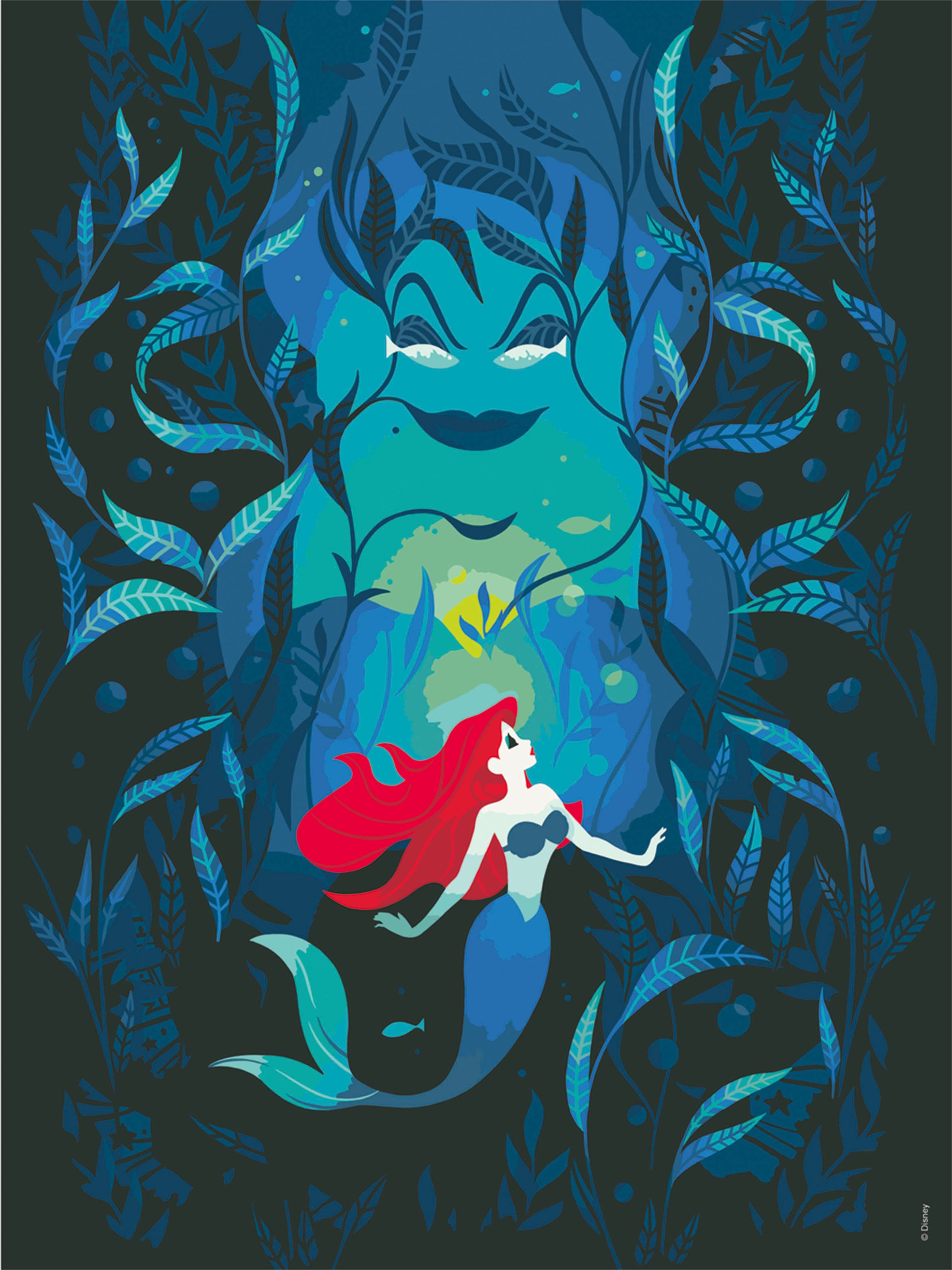 Ravensburger Malen nach Zahlen »CreArt, Ariel and Ursula« Made in Europe