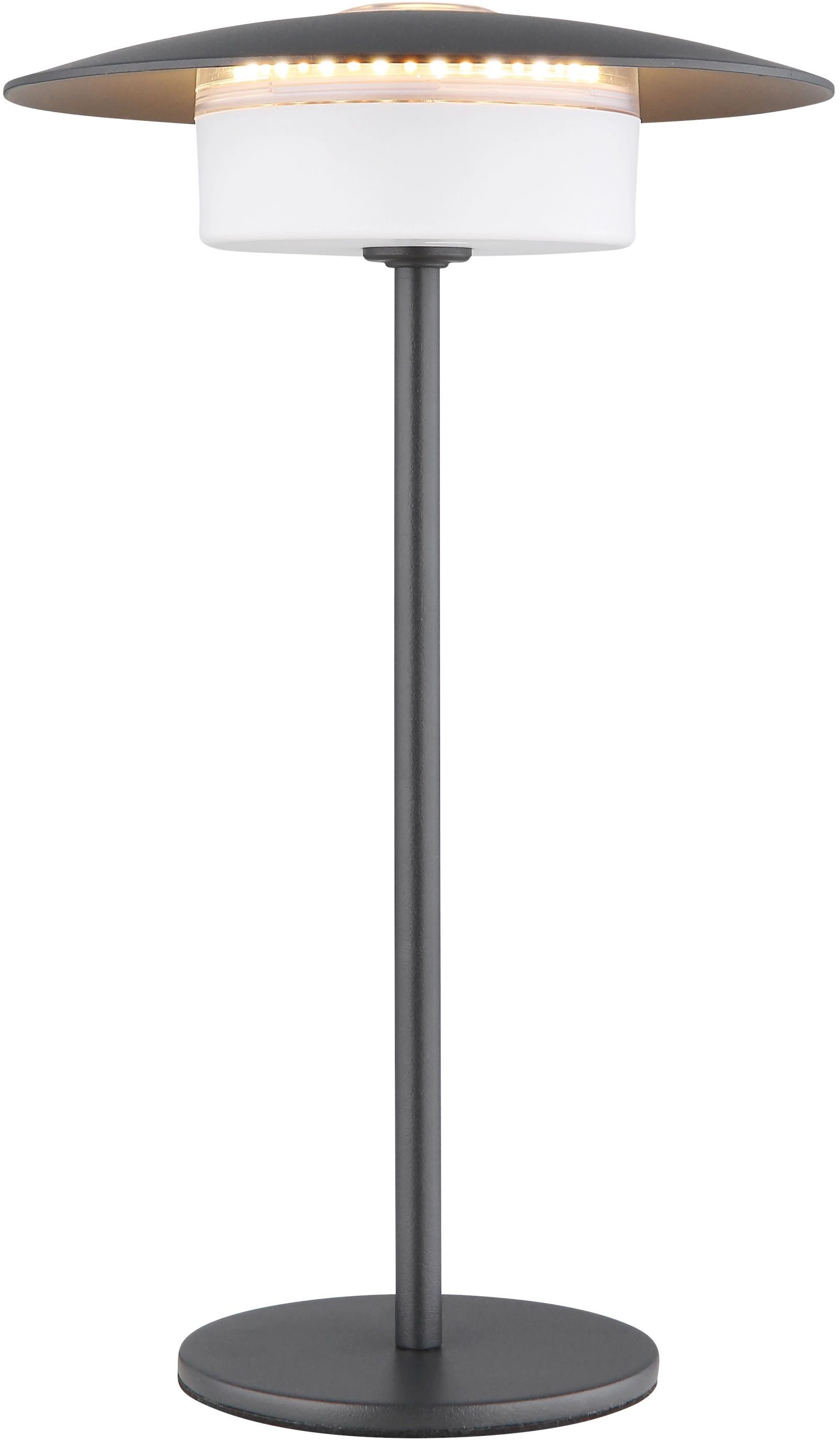 GLOBO LIGHTING LED Tischleuchte »KYLER« LED-Modul 1 Stk. warmweiß - kaltweiß Akku Tisch- und Wandleuchte, Touchdimmer, Lichttemperaturwechsel