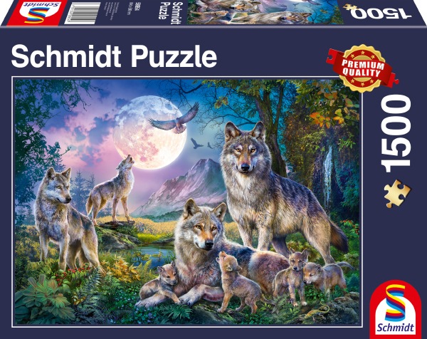 Schmidt Spiele Puzzle »Wölfe«, Made in Europe