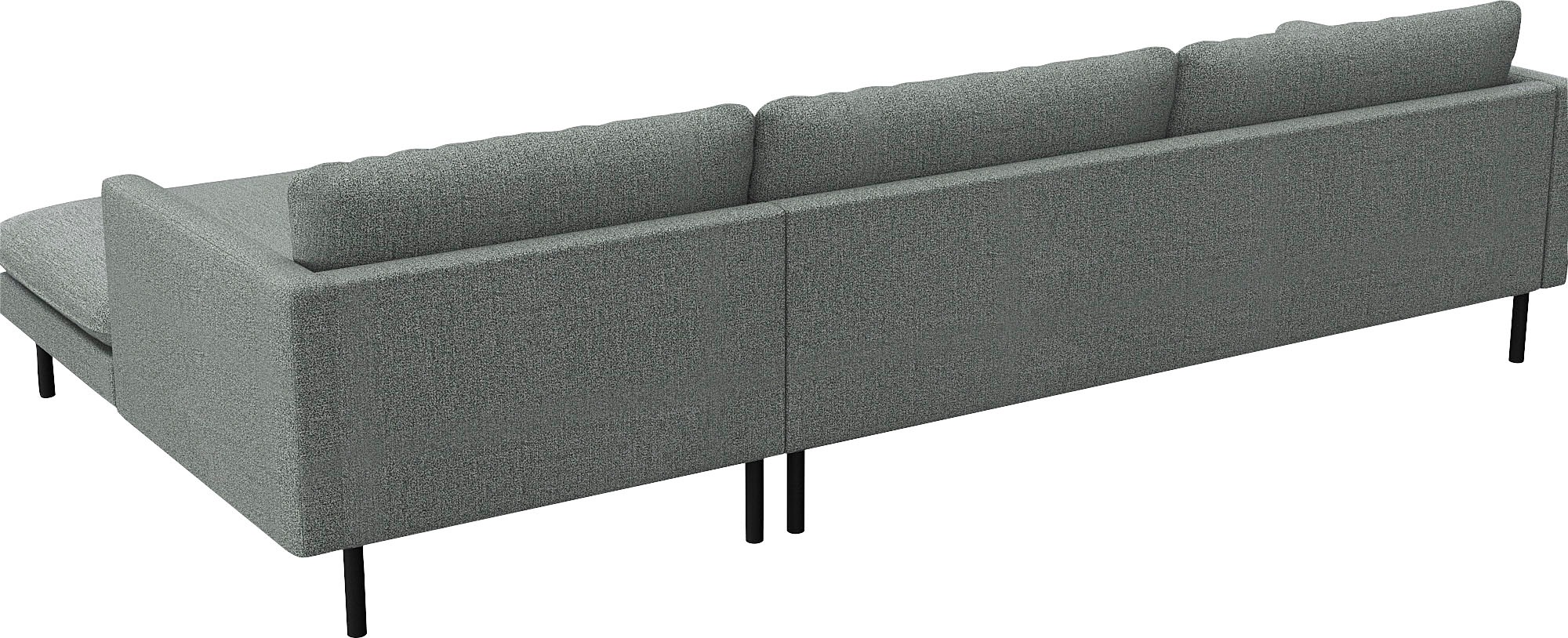 FLEXLUX Ecksofa »Bolzano, elegant und bequem, L-Form«, Sitzaufbau mit Kaltschaum & Stahl-Wellen, loose Sitz -& Rückenkissen