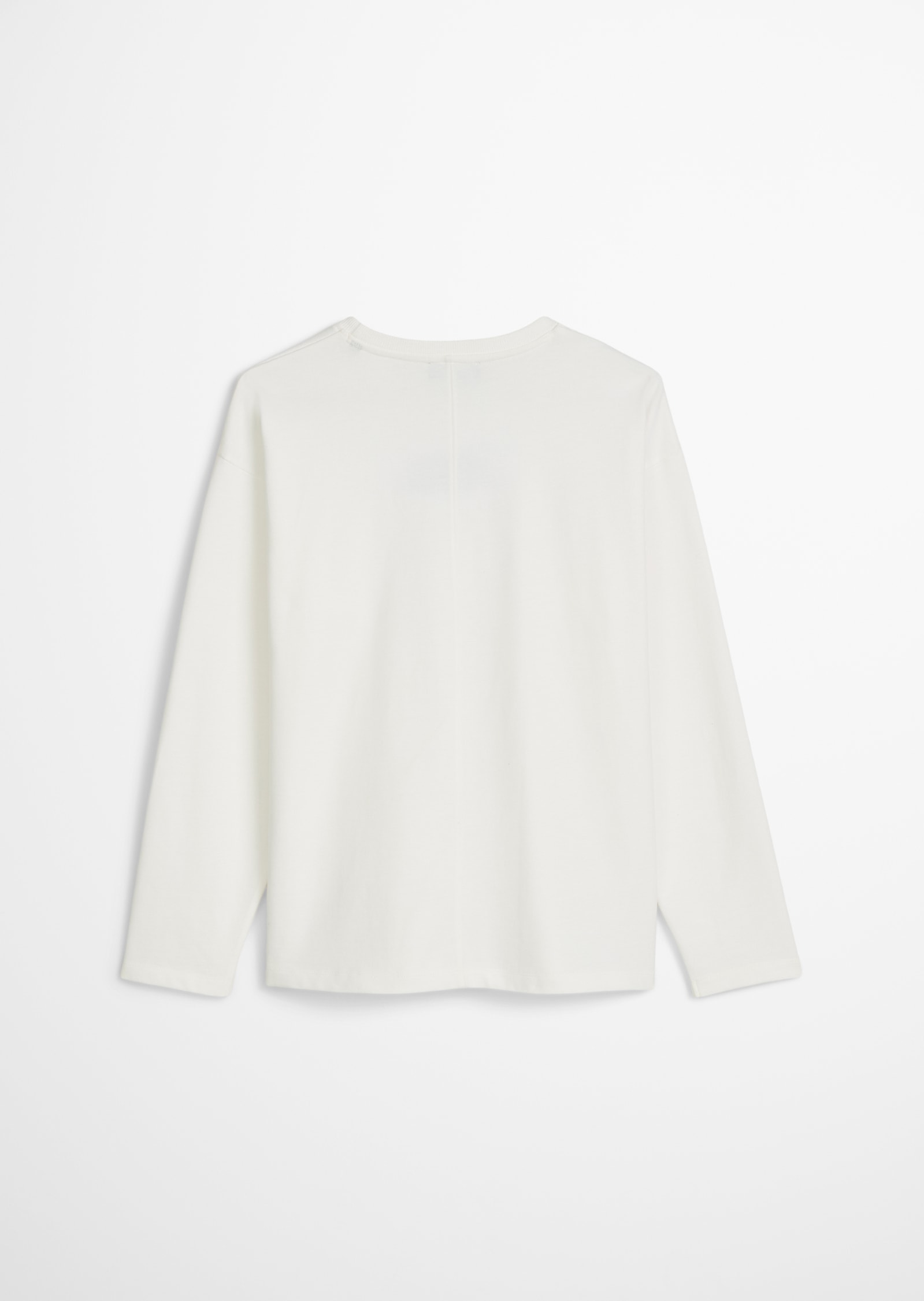 Marc O'Polo Junior Langarmshirt für Jungs, kontrastfarbene Logo-Stickerei auf der Brust