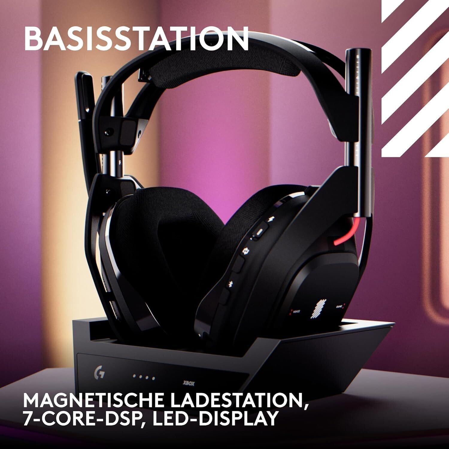 Logitech Gaming-Headset »Astro A50 LIGHTSPEED Wireless Gaming Headset + Base Station - BLACK«