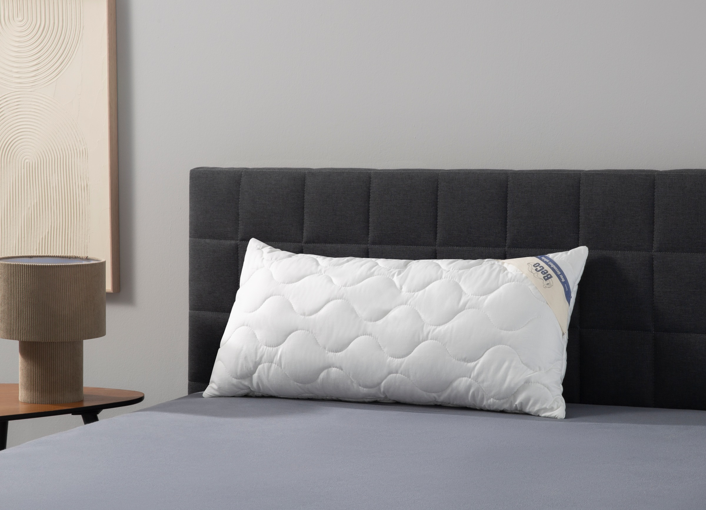 Beco Kunstfaserkopfkissen »Aerelle Blue Eco, 40x80 & 80x80 cm« Füllung: Fas günstig online kaufen