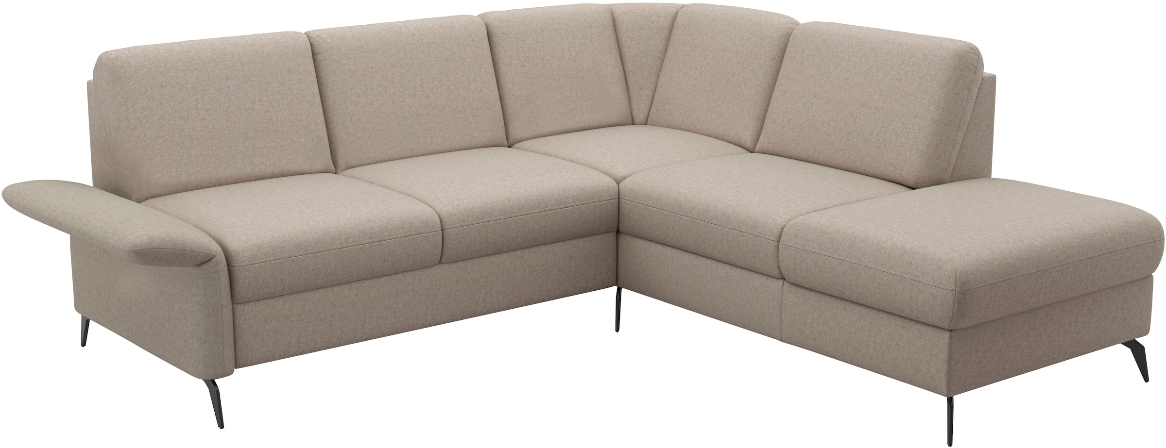 Home affaire Ecksofa »Rochelle«, optional: Armteilverstellung, klappbar, Bettkasen