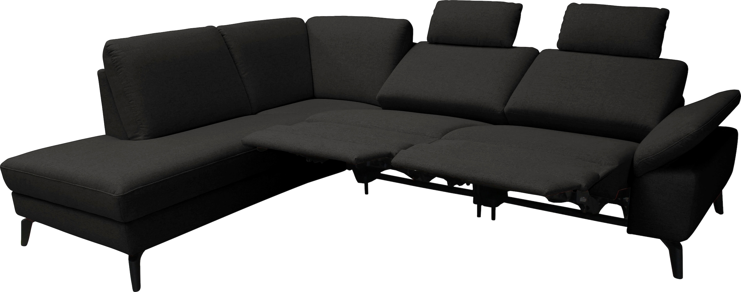 alina Ecksofa, inkl. Kopfstützen, wahlweise mit Relaxfunktion, Breite: 243 cm
