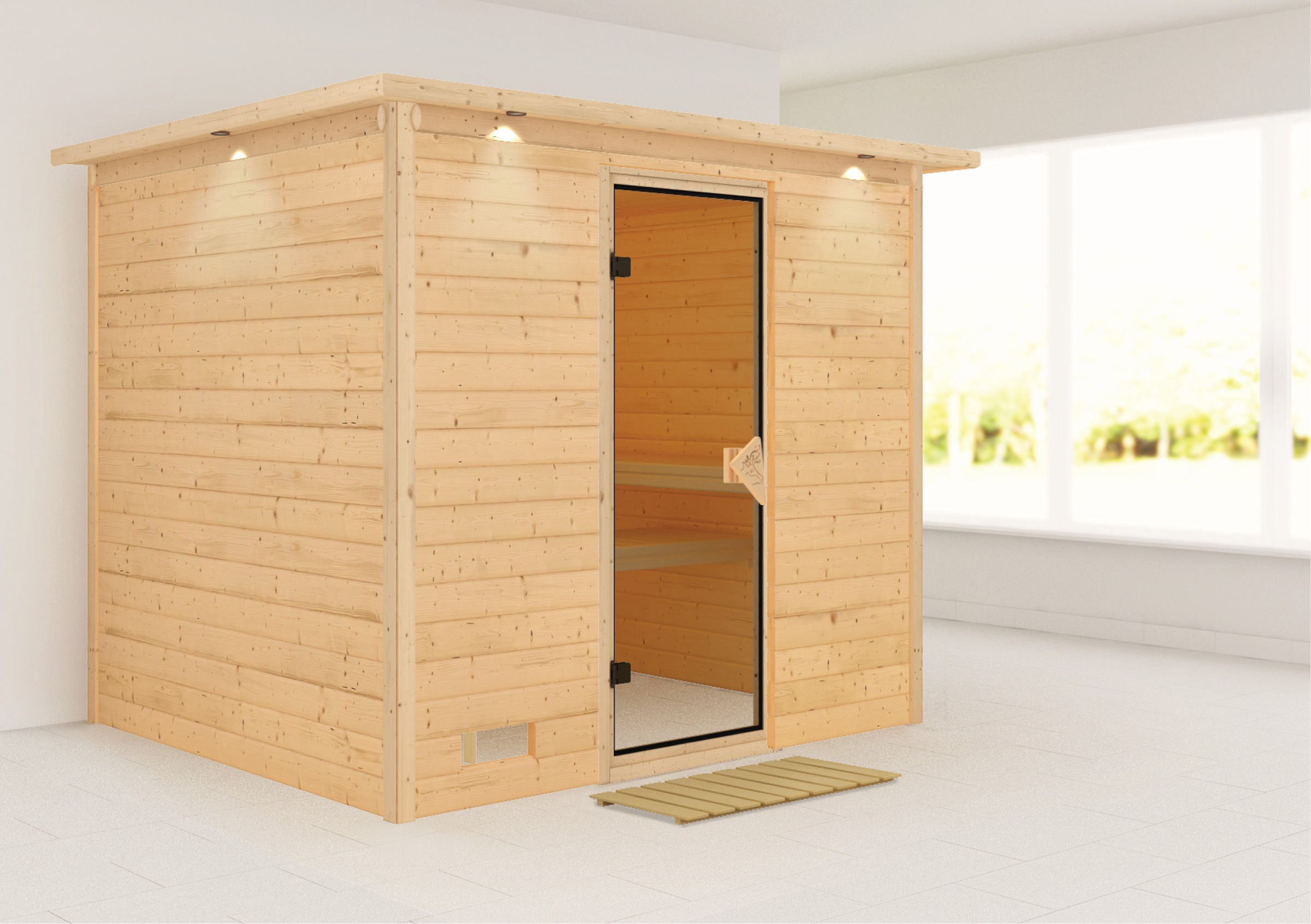 Karibu Sauna »Soraja«, ohne Ofen