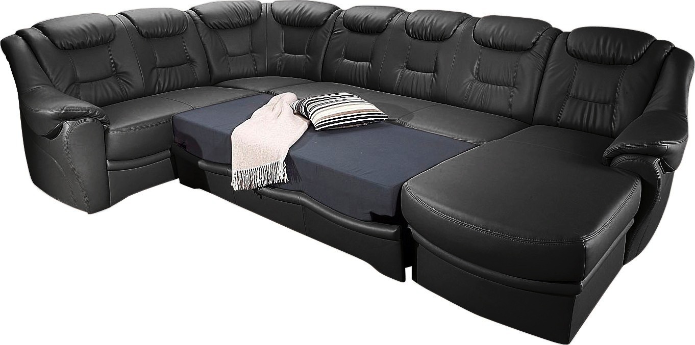 sit&more Wohnlandschaft »Bellevue U-Form«, wahlweise mit Bettfunktion