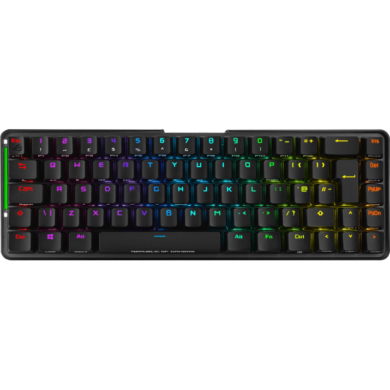 ASUS Gaming-Tastatur »ROG Falchion« (Fn-Tasten Makrotasten Multimedia-Tasten Profil-Speicher USB-Anschluss Windows-Sperrtaste) schwarz...