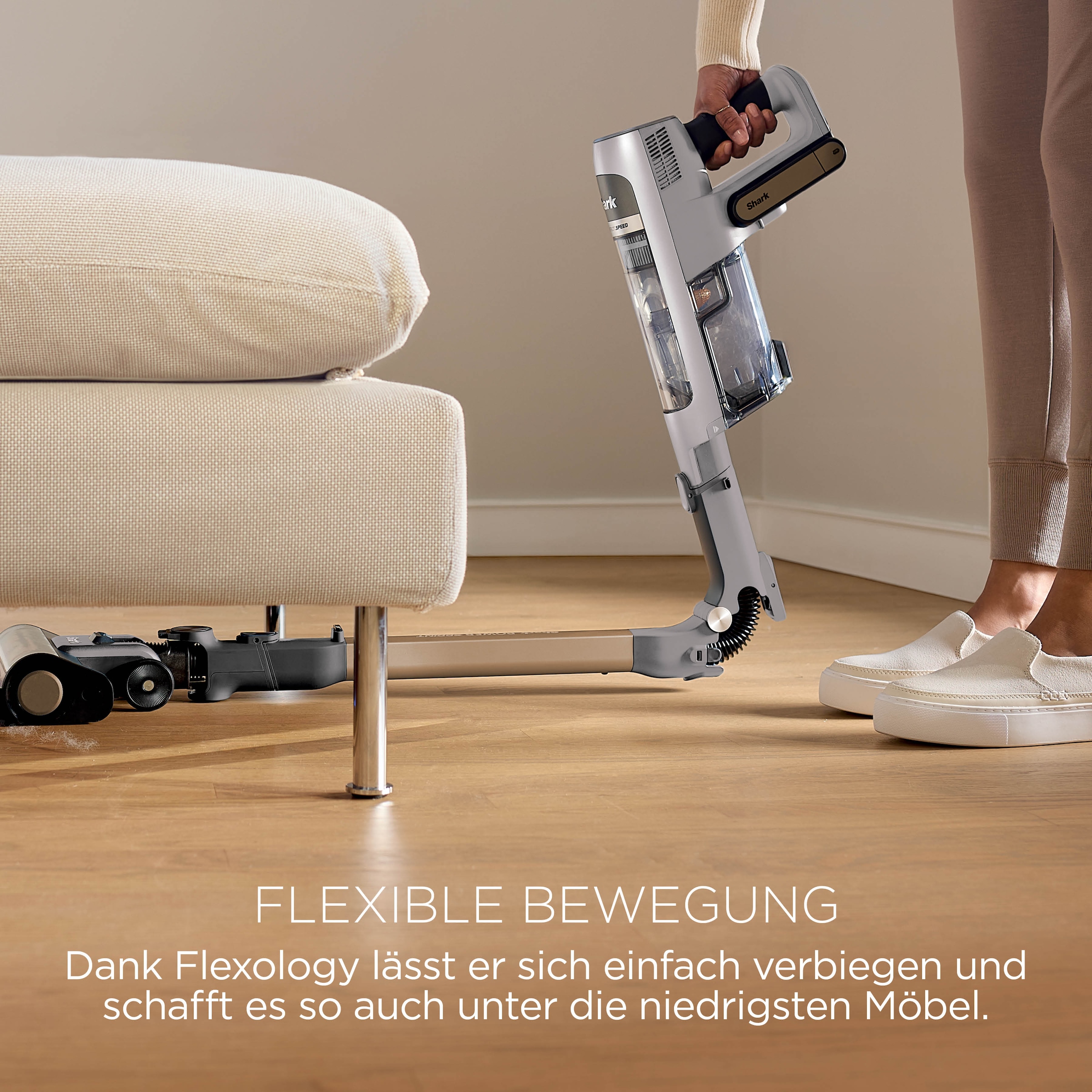 Shark Akku-Hand-und Stielstaubsauger »Shark PowerDetect Speed Luxe Collection Clean & Empty« 4 POWERDETECT-TECHNOLOGIEN, Selbstentleerende Ladestation
