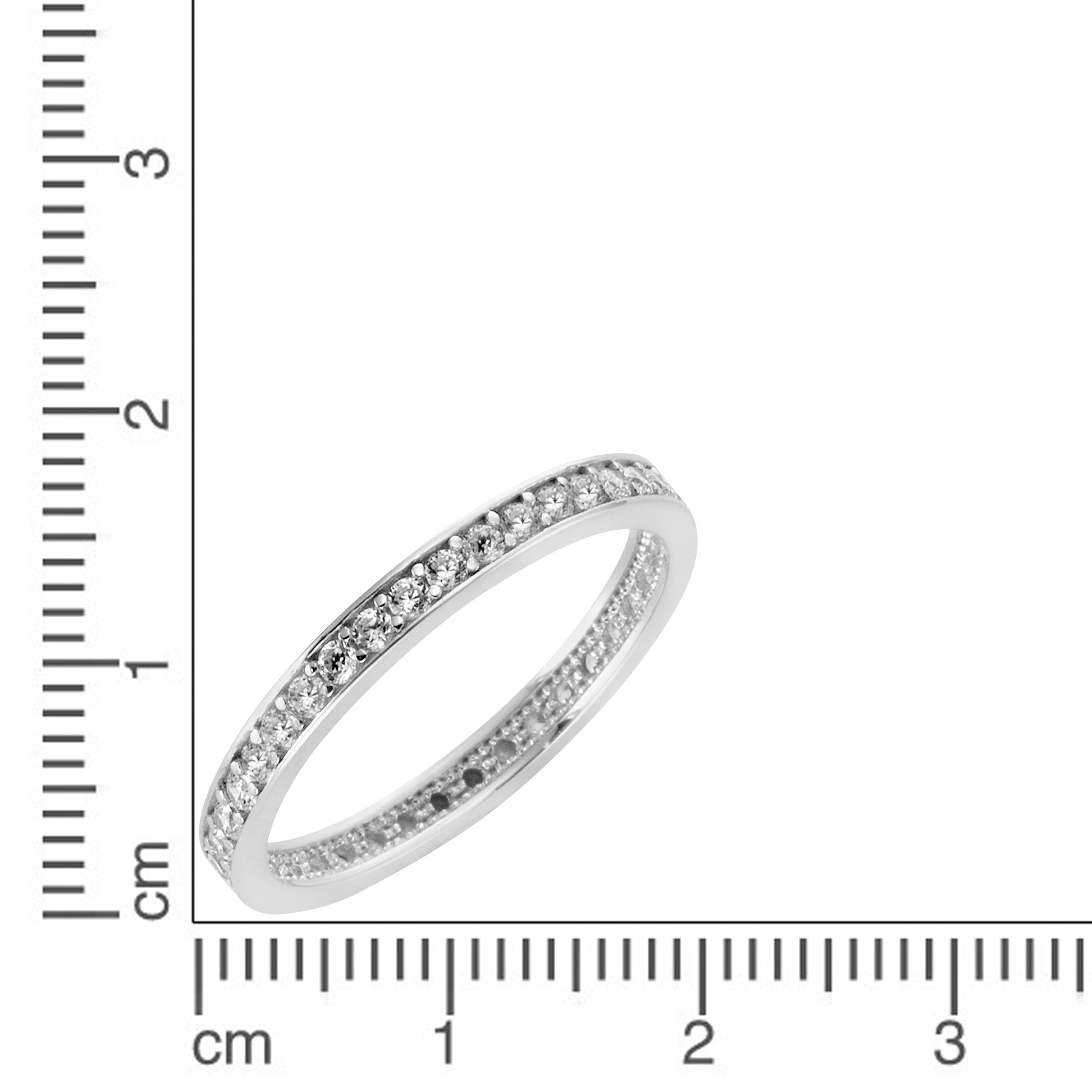 Fascination by Ellen K. Fingerring »Gold 375 Zirkonia weiß«