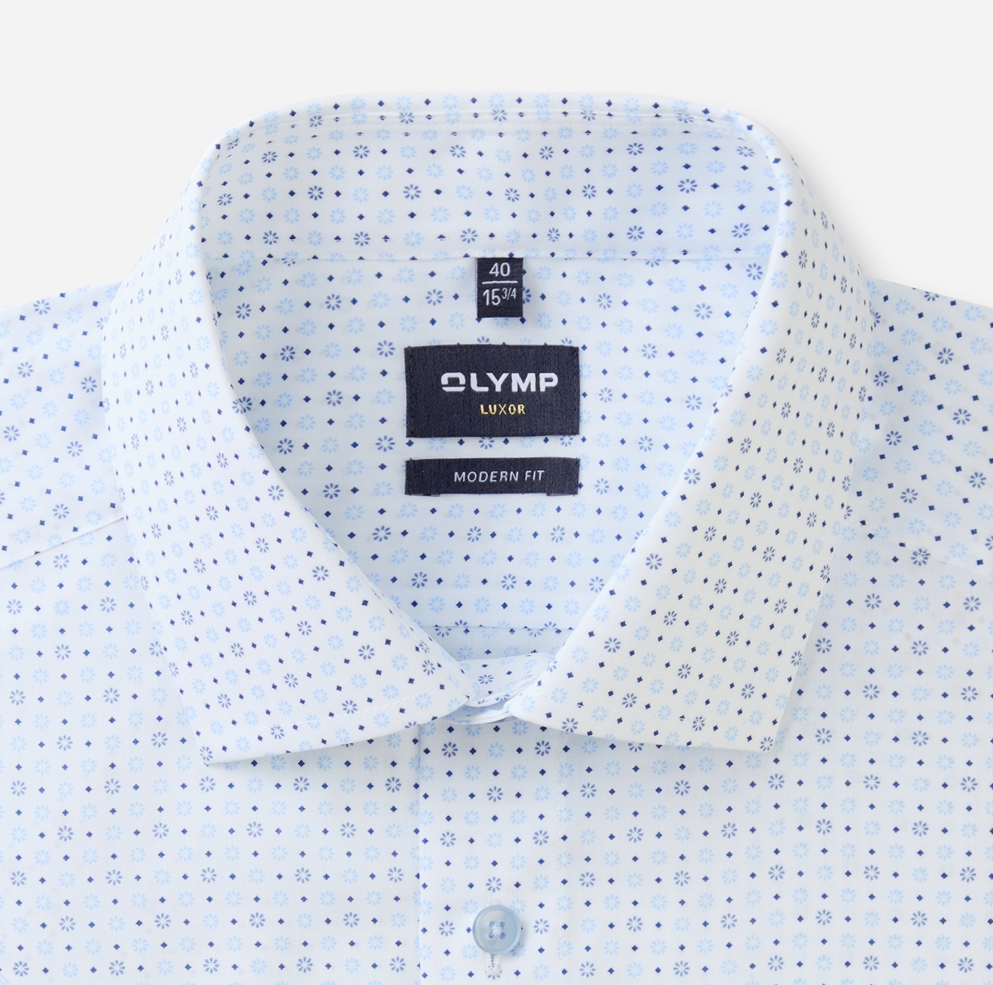 OLYMP Kurzarmhemd »Luxor modern fit« mit mehrfarbigen Druck