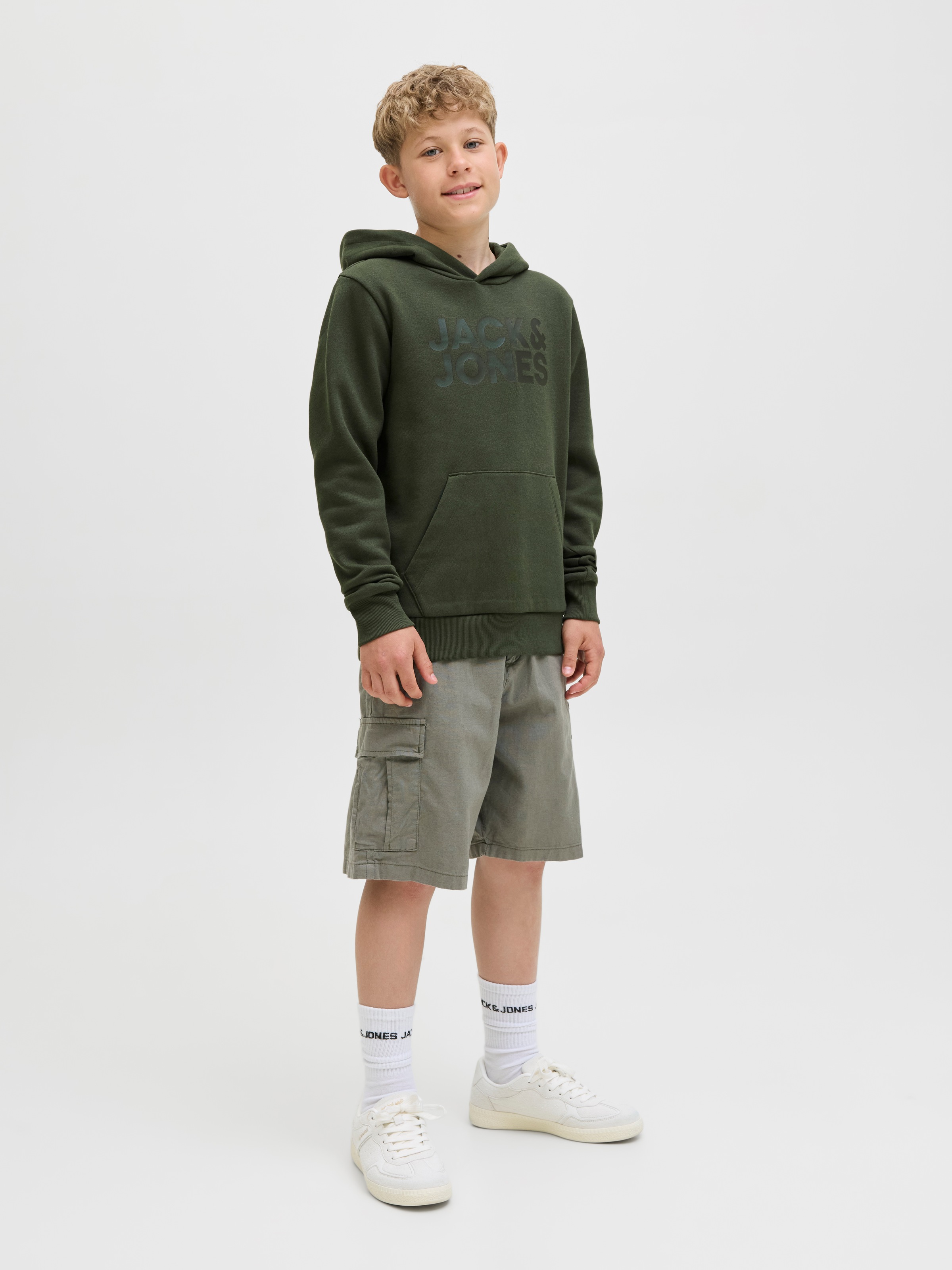 Jack & Jones Junior Kapuzensweatshirt »JJECORP LOGO SWEAT HOOD«