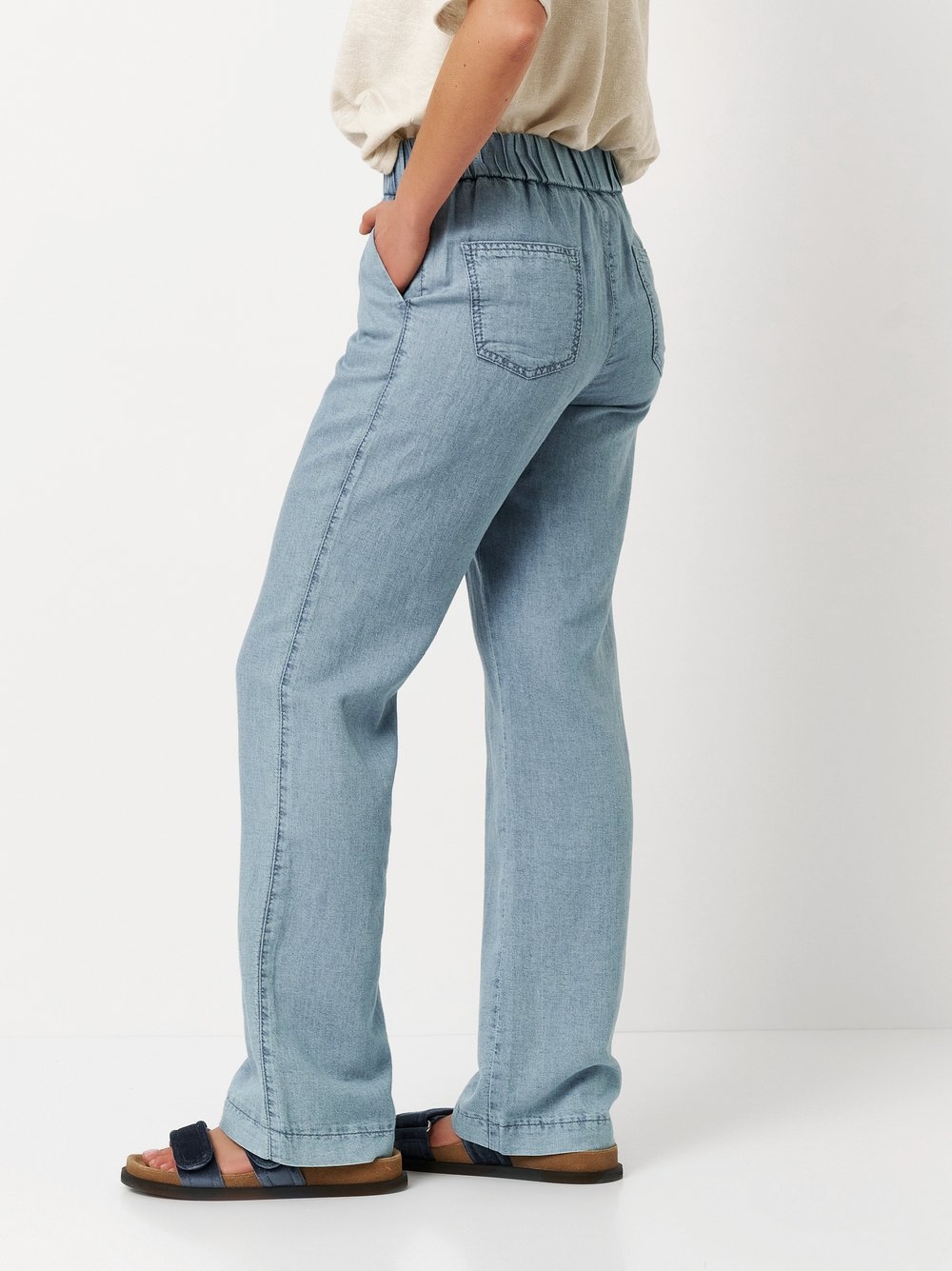 TONI Schlupfhose »Pia Wide«, Sommerhose in sommerlicher Qualität mit Leinen
